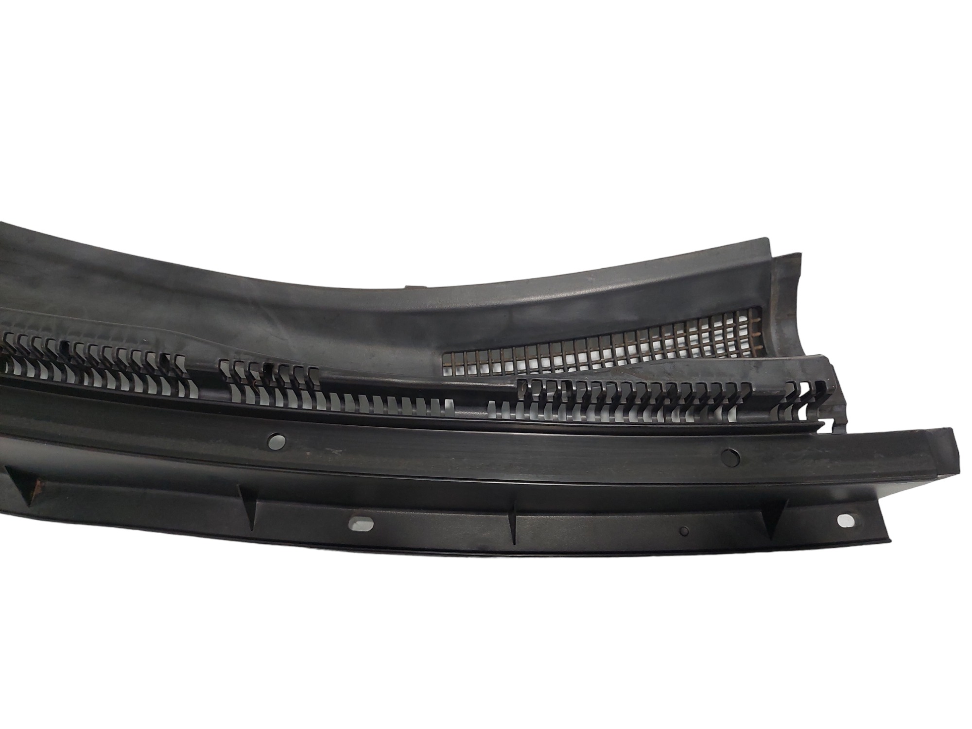 Grade Churrasqueira Mitsubishi Outlander 2007 Á 2009 Preto Plástico 4