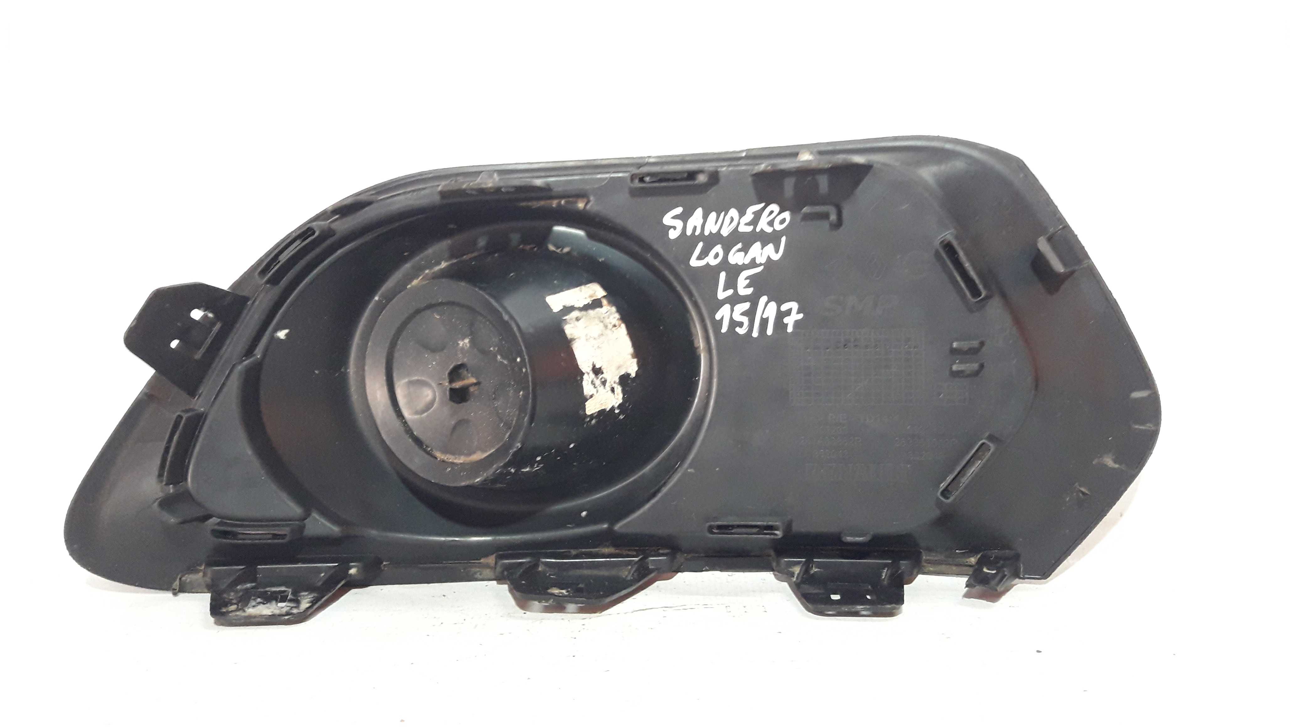 Moldura Farol Milha Esquerdo Sandero/logan 2015/17 Original Preto Esquerdo 3