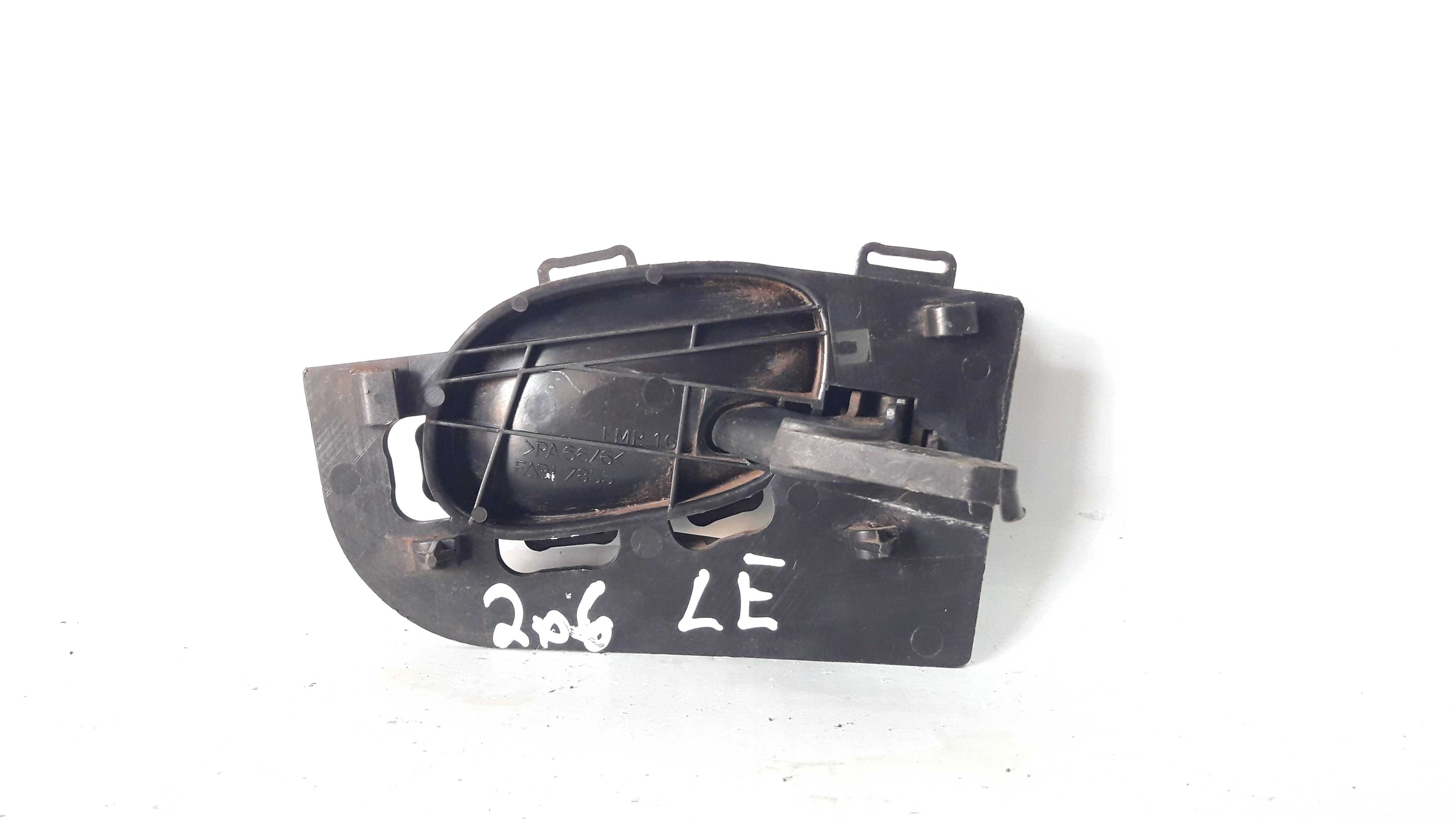 Maçaneta Interno Dianteiro Esquerdo Peugeot 206 2p  Preto Dianteira 2