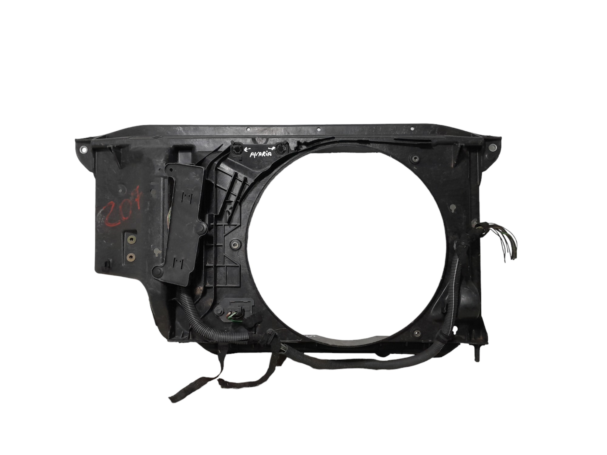 Defletor Ventoinha Radiador Peugeot 206 207 Com Avarias 1