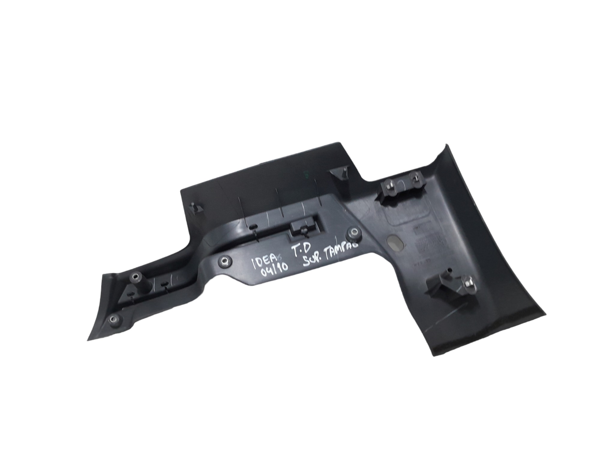 Suporte Tampão Traseiro Direito Fiat Idea 2004 A 2010 Preto 5