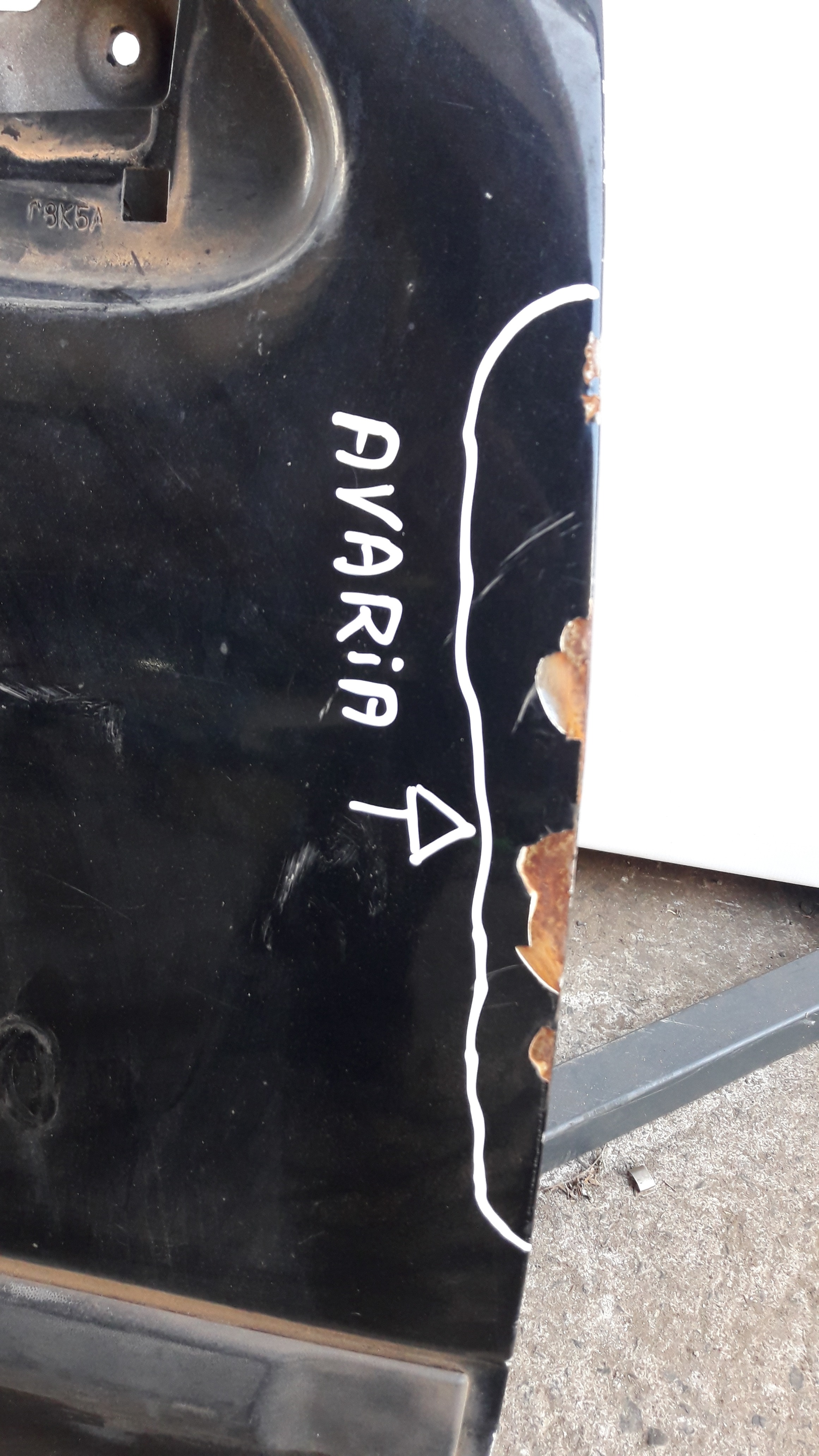 Porta Dianteira Direita Gol G2 G3 4portas Preta C Avaria 7