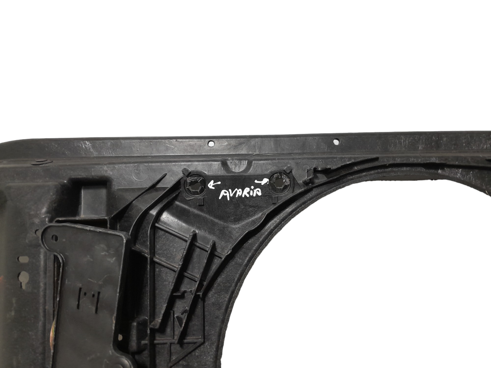 Defletor Ventoinha Radiador Peugeot 206 207 Com Avarias 4