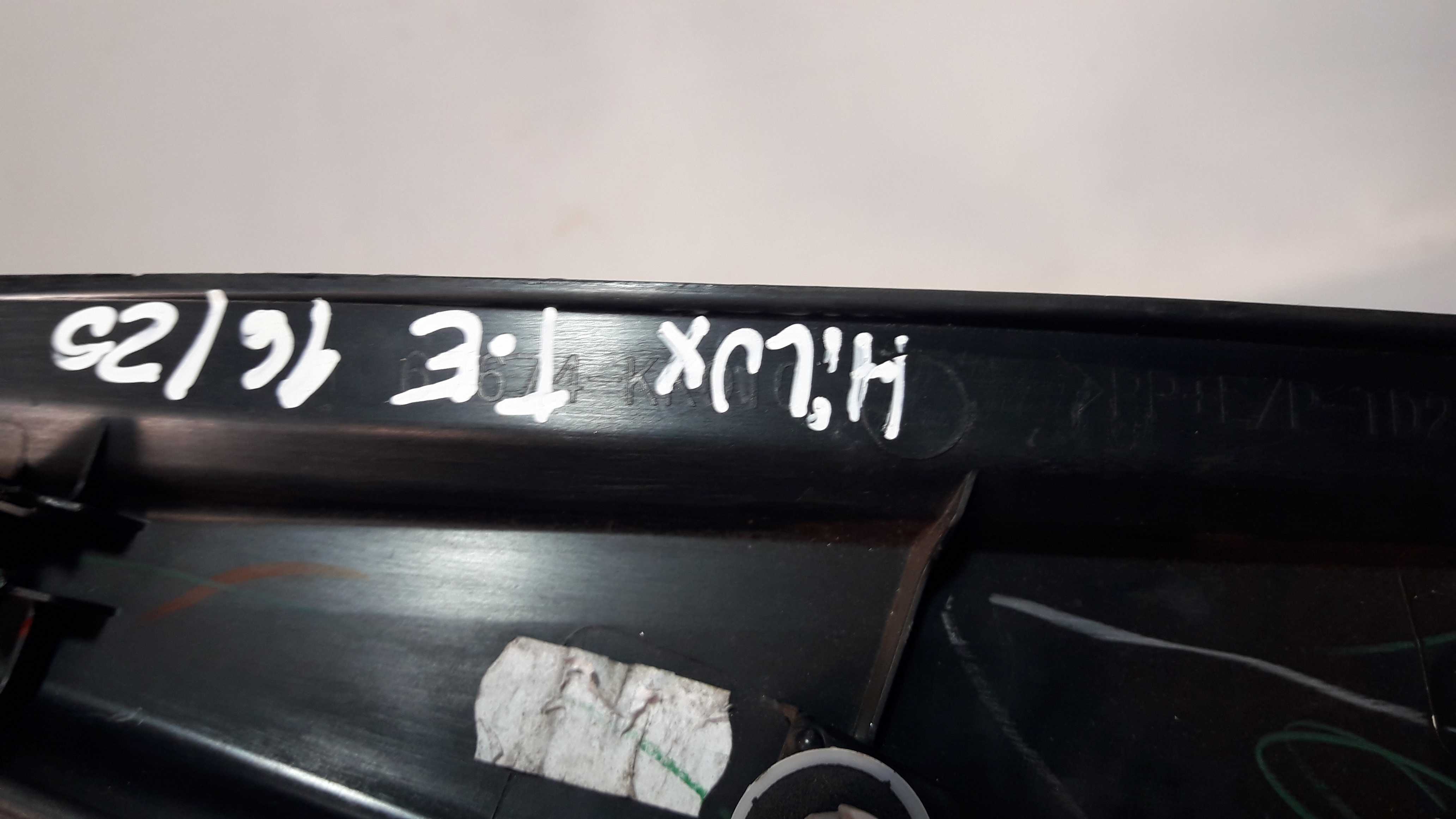 Moldura Porta Traseira Esquerda Hilux 16/20 67674kk010 25214 Preto 6