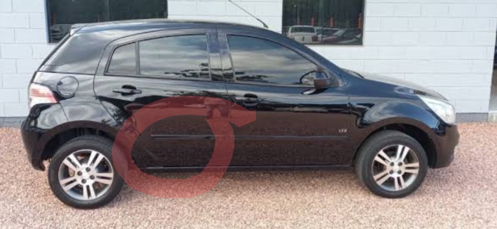 Friso Moldura Externa Porta Traseira Direita Agile 09 A 16 – Preto 2