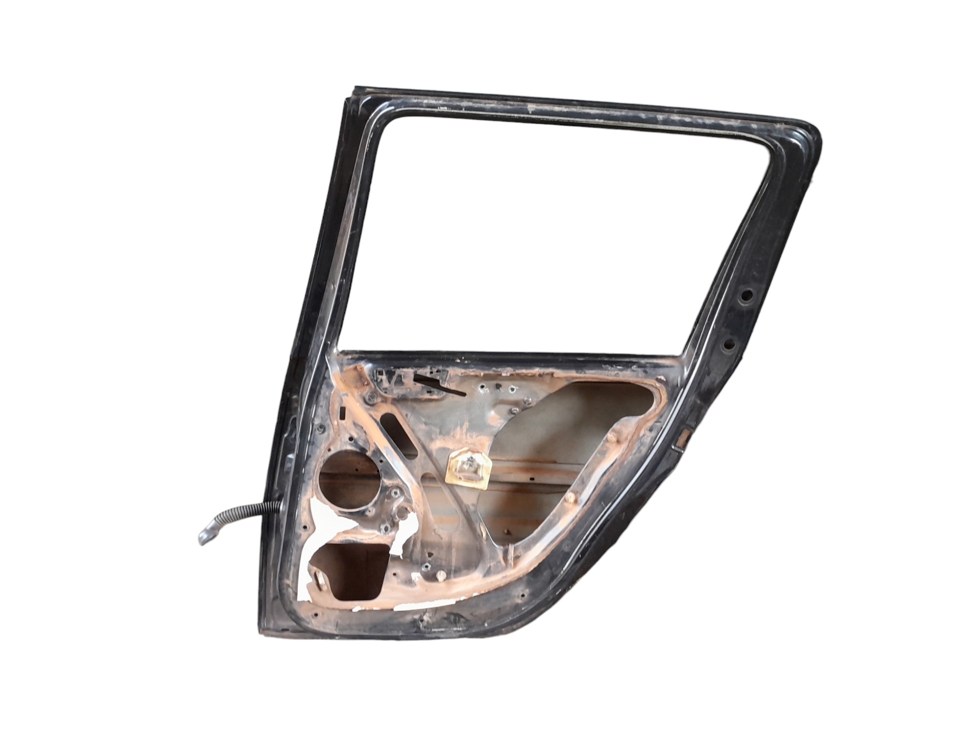 Porta Traseira Direita Peugeot 206 207 Sw Original  Traseira Direito Preto 3