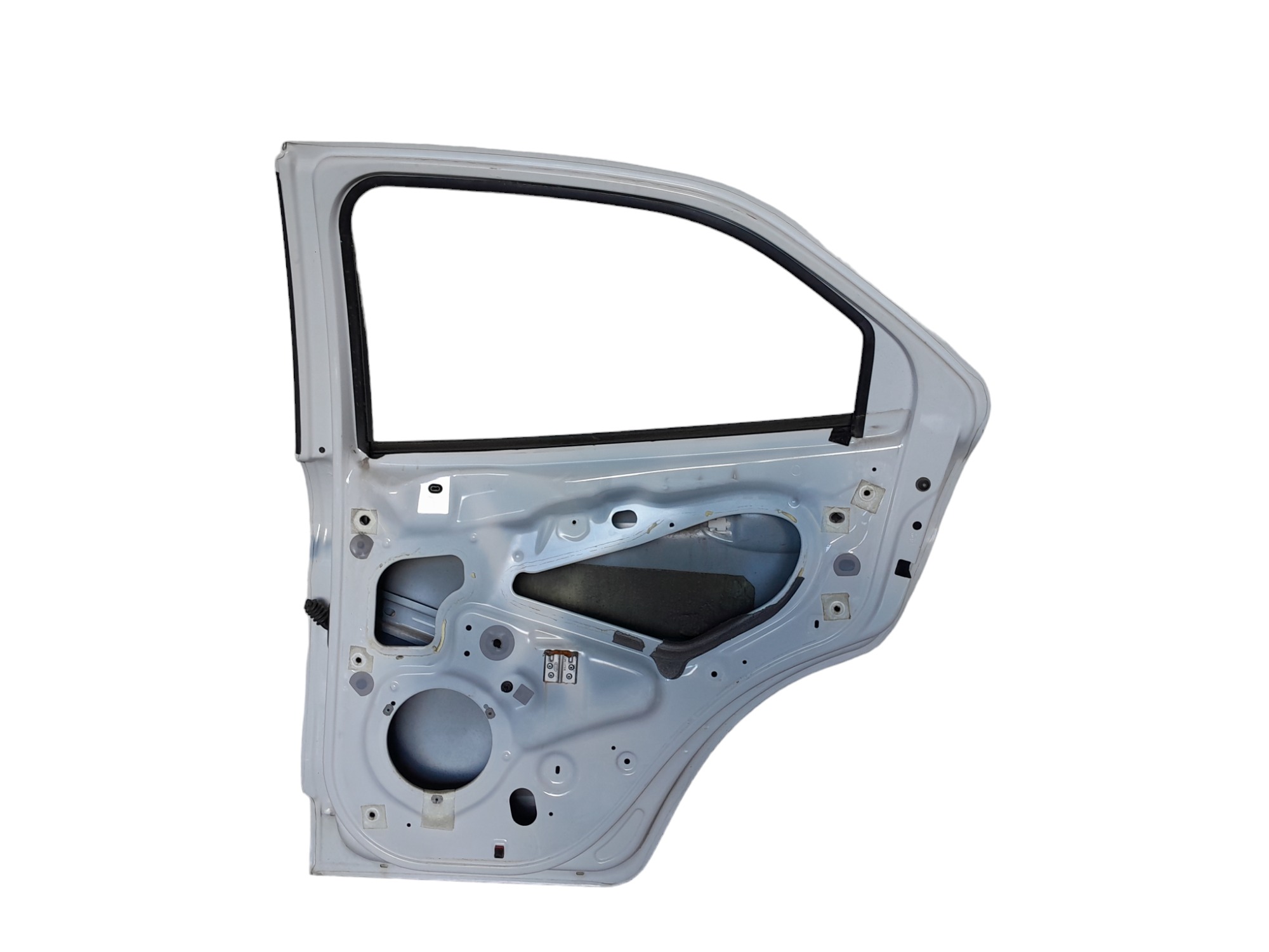 Porta Traseira Direita Ford Ka 2014 A 2021 Pra Recuperar Traseira Direito Branca 5