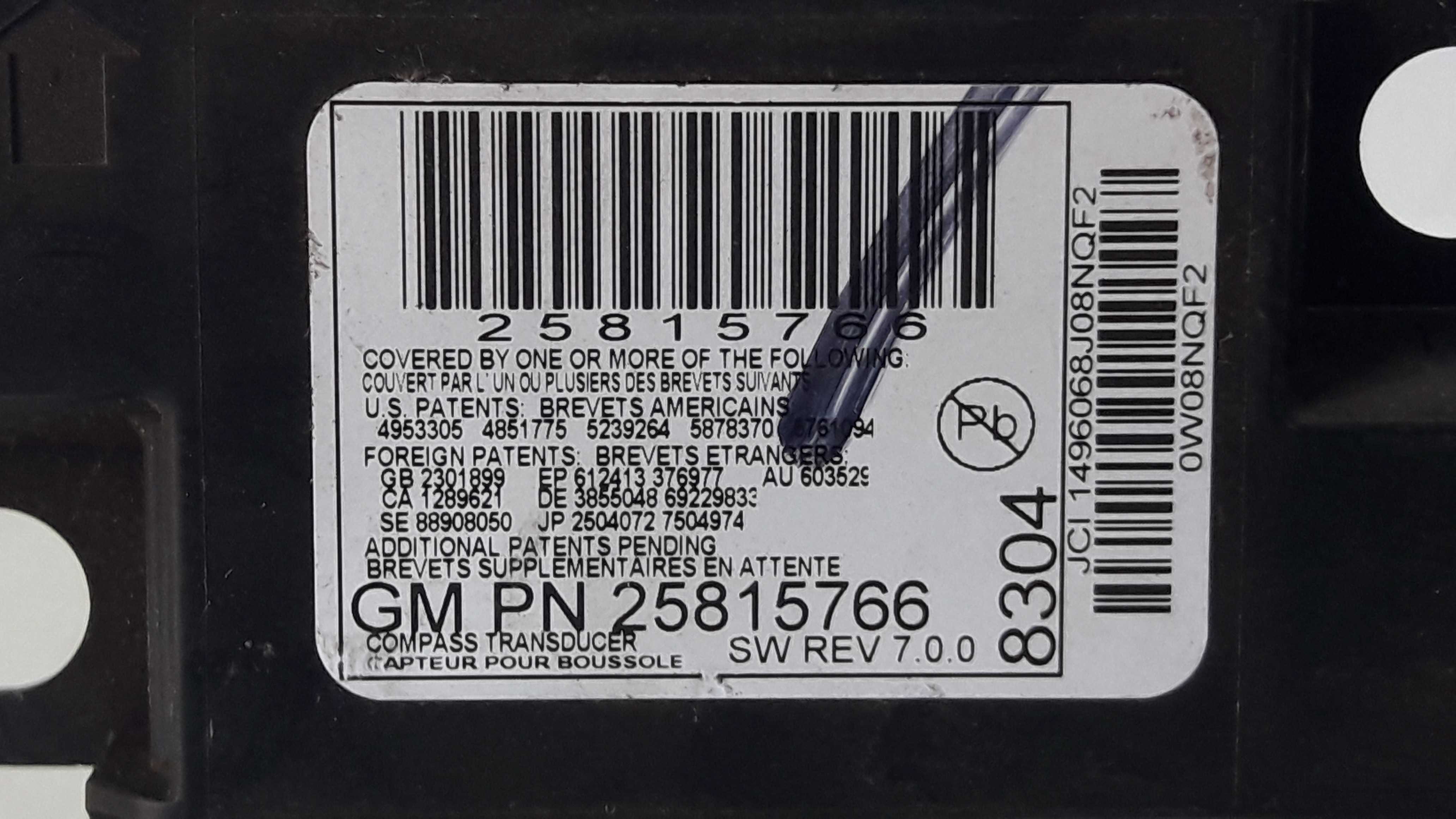 Modulo Bussola Captiva Sport 8/13 25815766 23255 Preto 5