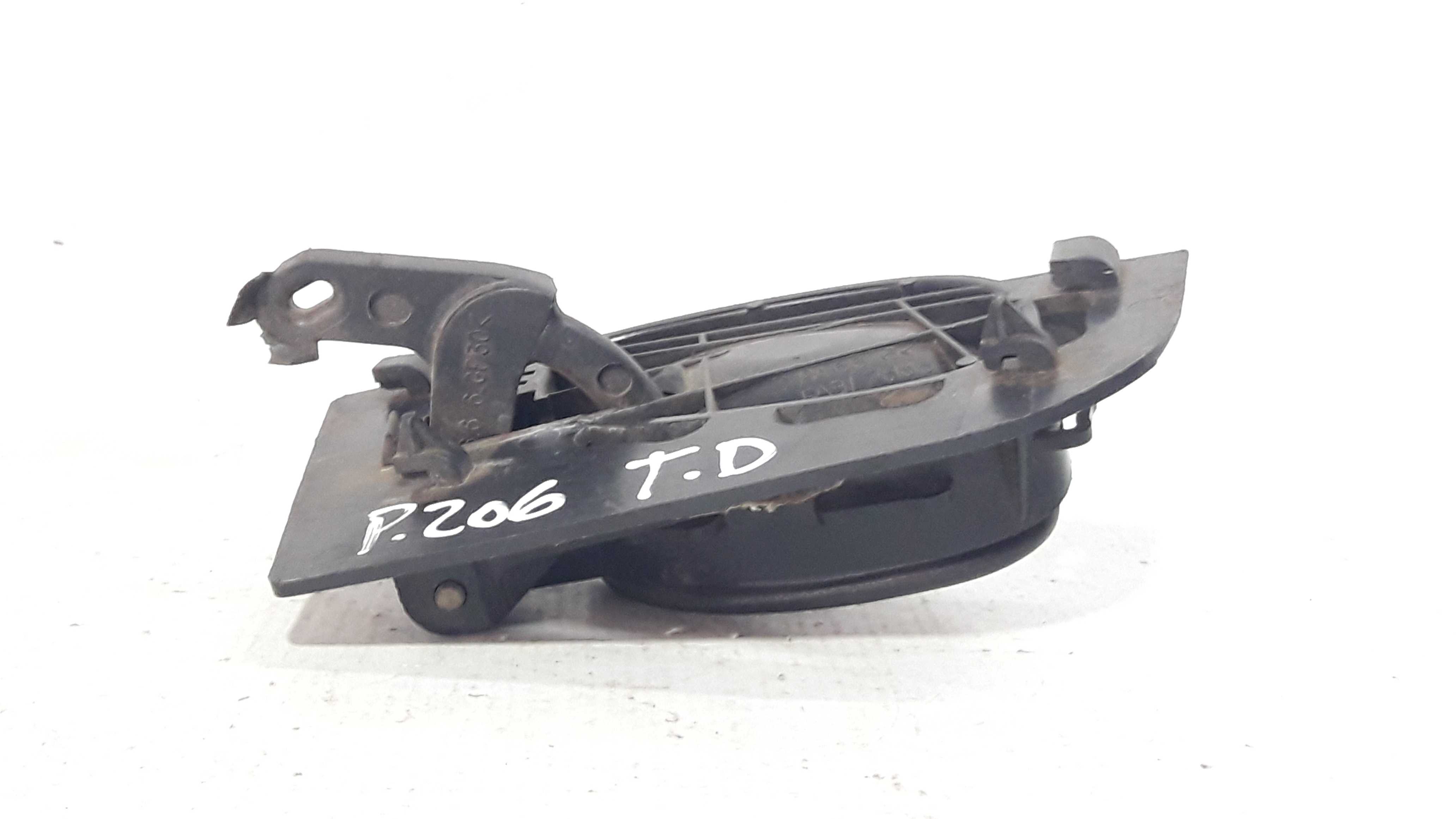 Maçaneta Int Traseira Direita Peugeot 206 9623798077 25326 – Preto – Traseira 3