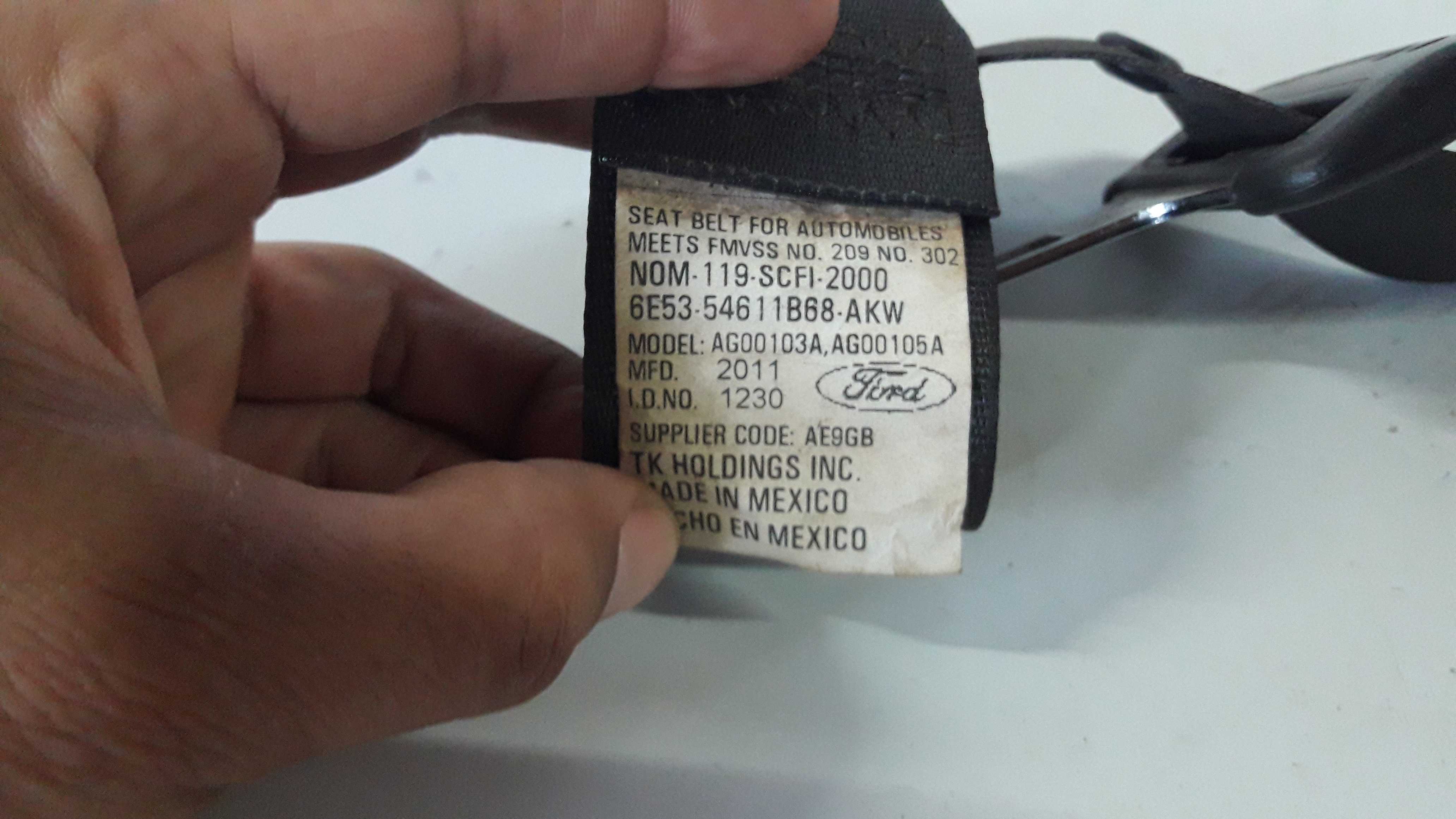 Cinto Segurança Traseiro Direito Ford Fusion 10/12 Original 5