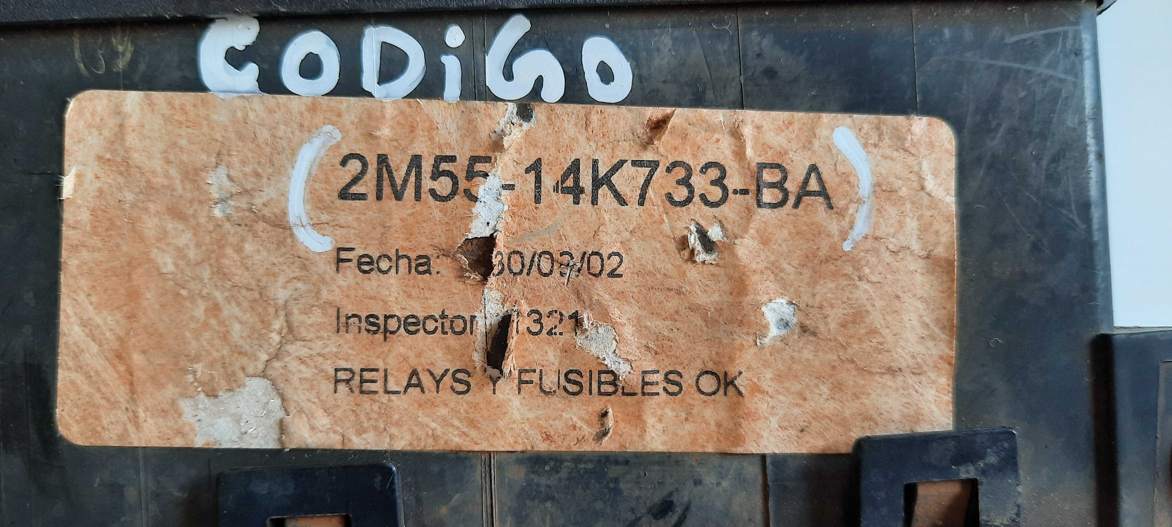 Caixa Fusível Focus 2.0 2002/07 2m5514k33ba Original 2