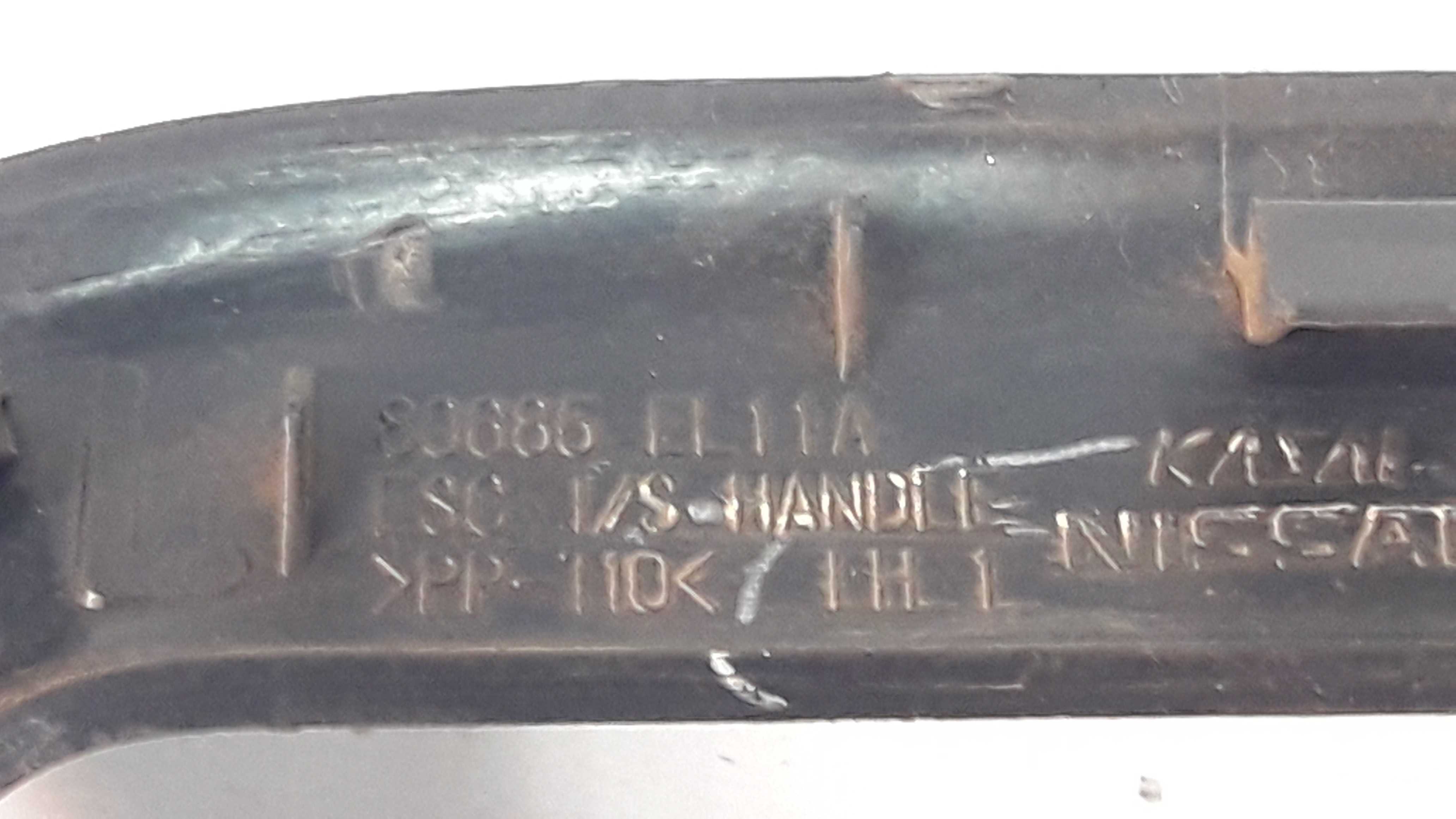 Moldura Maçaneta Int Tras Esquerda Tiida 11 80685el11a 25362 Preto Traseira 4