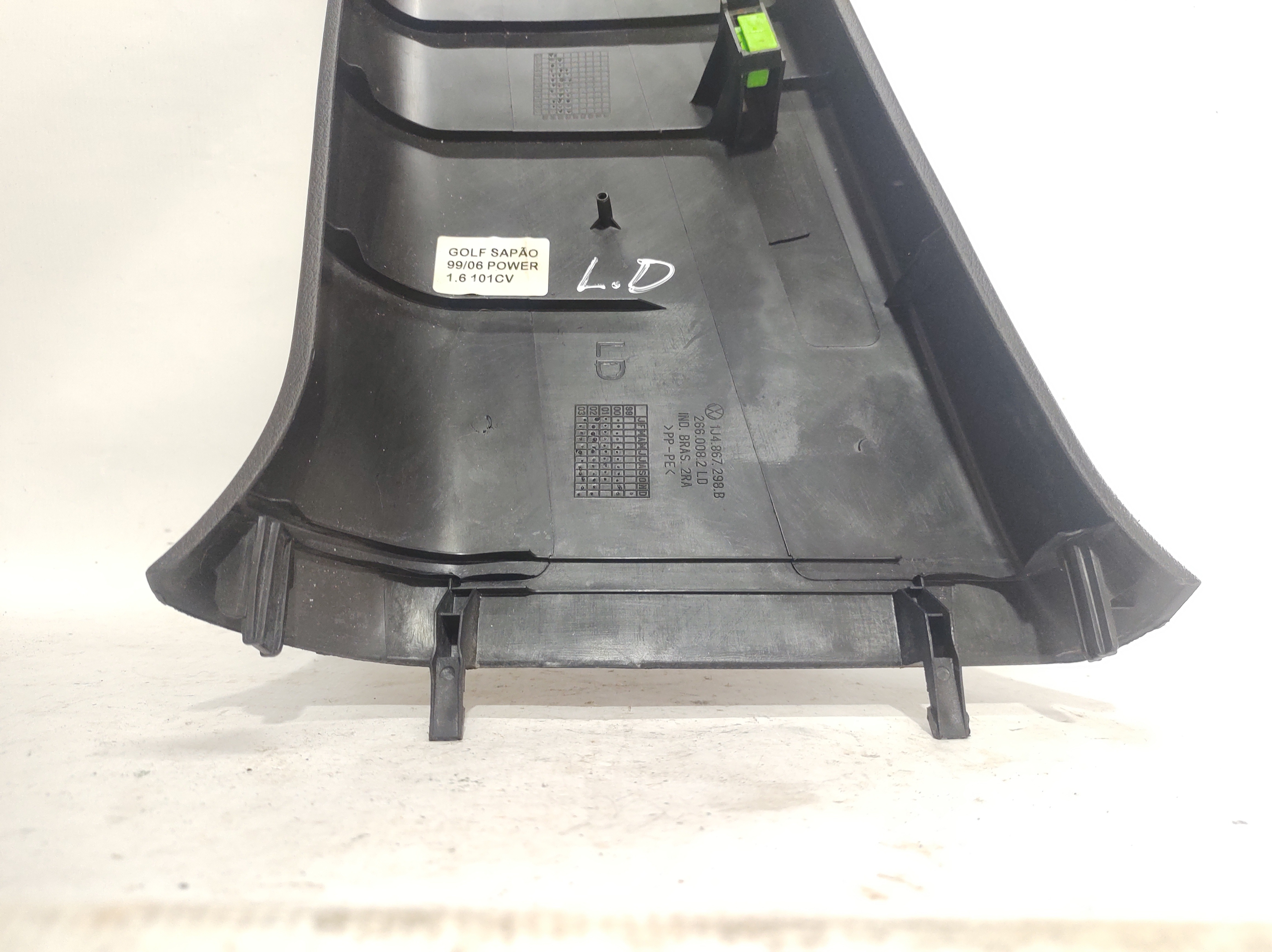 Moldura Coluna Central Direita Golf 99 A 06 1j4867298b 5