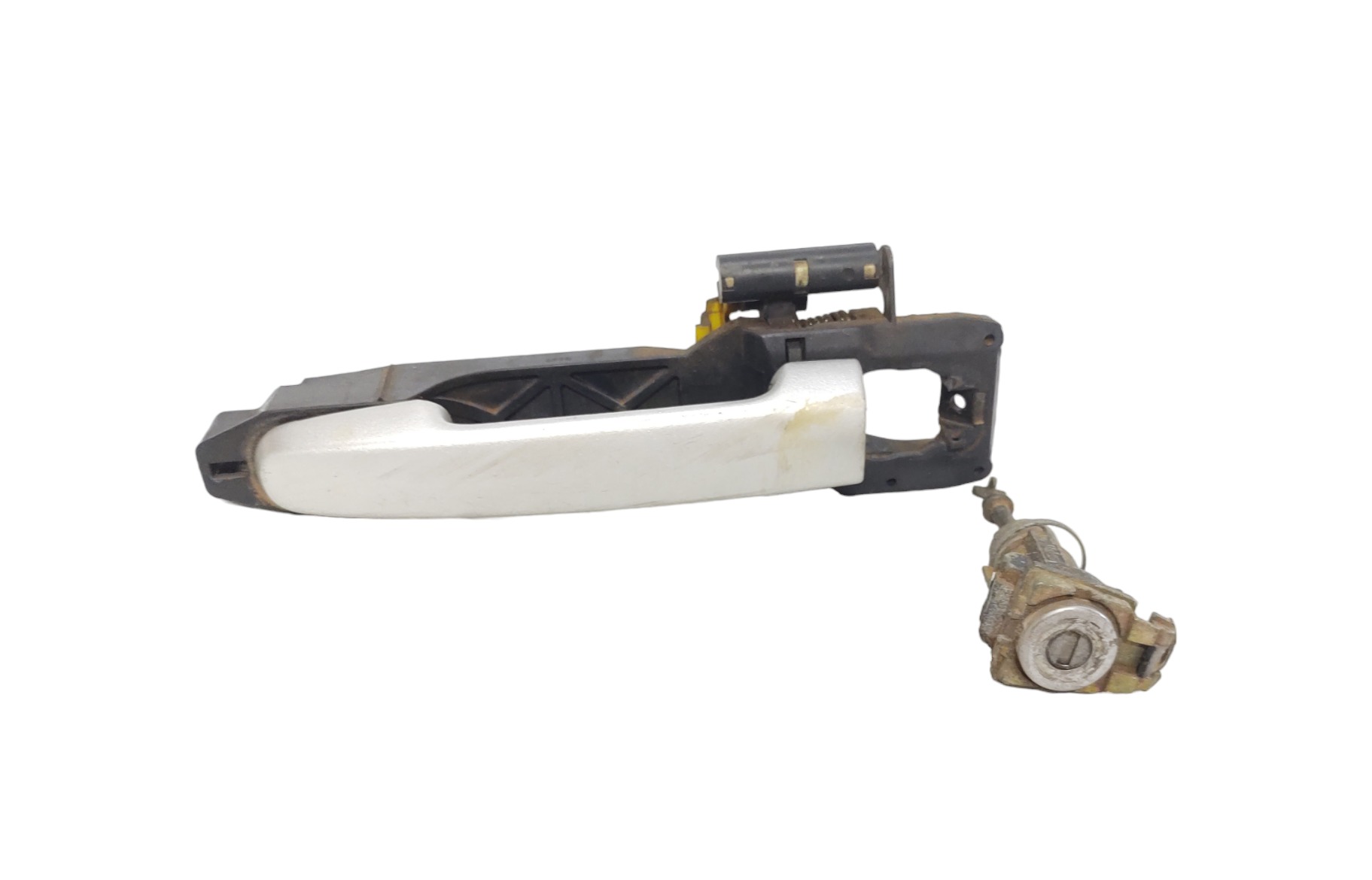 Maçaneta Externa Dianteira Esquerda Corolla 03 A 8 Branco Dianteira 1