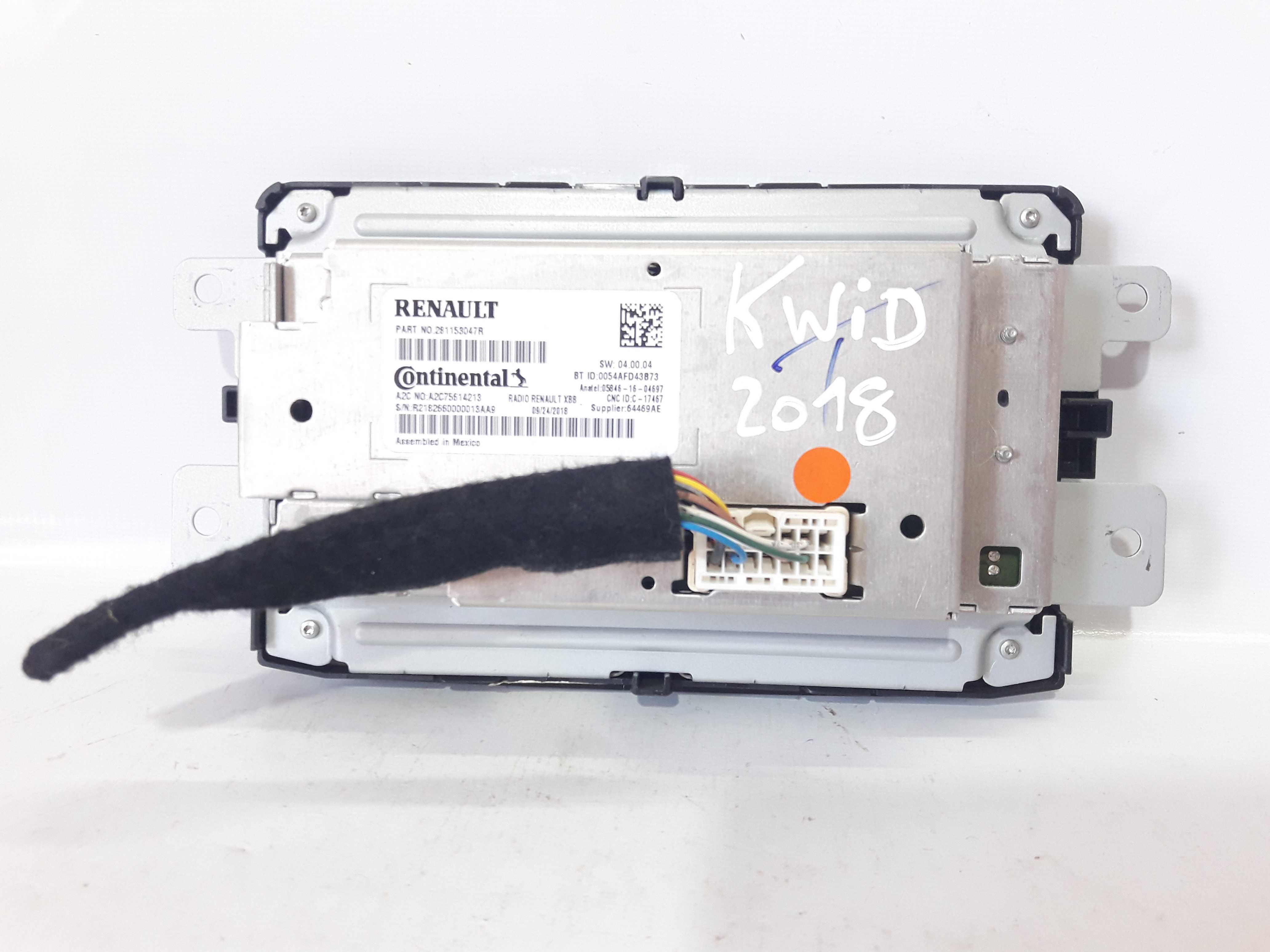 Rádio Bluetooth Renault Kwid 2018  281153047r 2