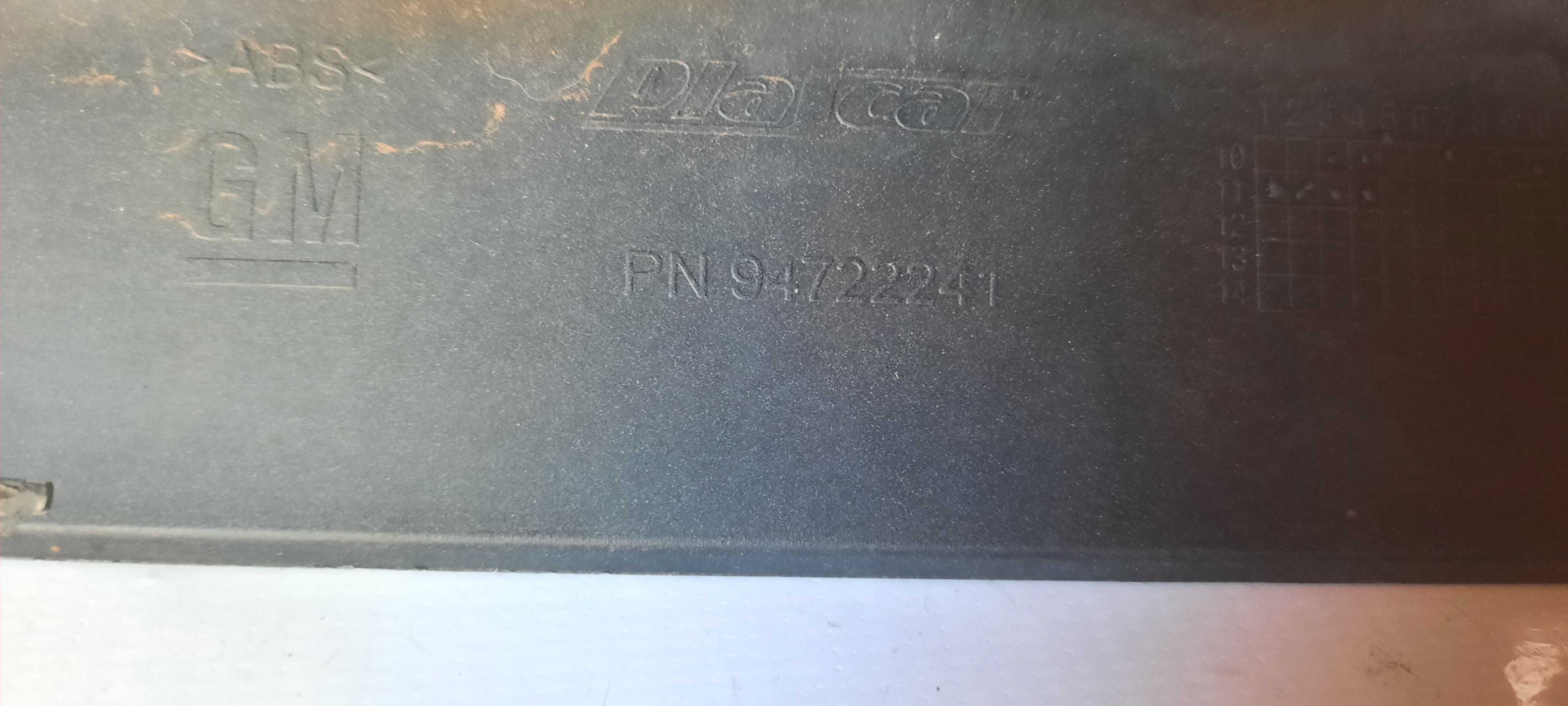 Moldura Aplique Tampa Traseira Agile 2014 94722241 Original Preto 4