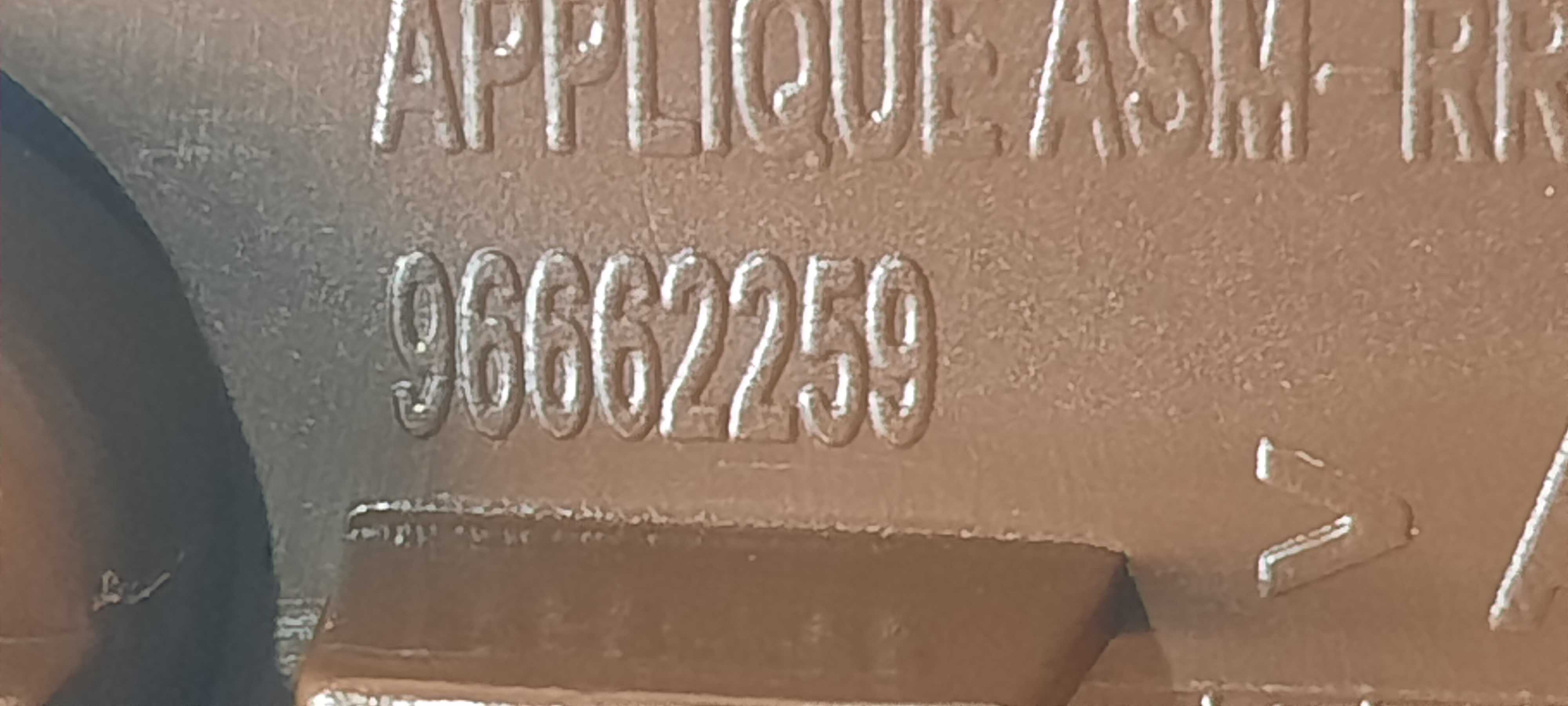 Moldura Aplique Int Porta Traseira Esquerda Captiva  9666225 Preto 3