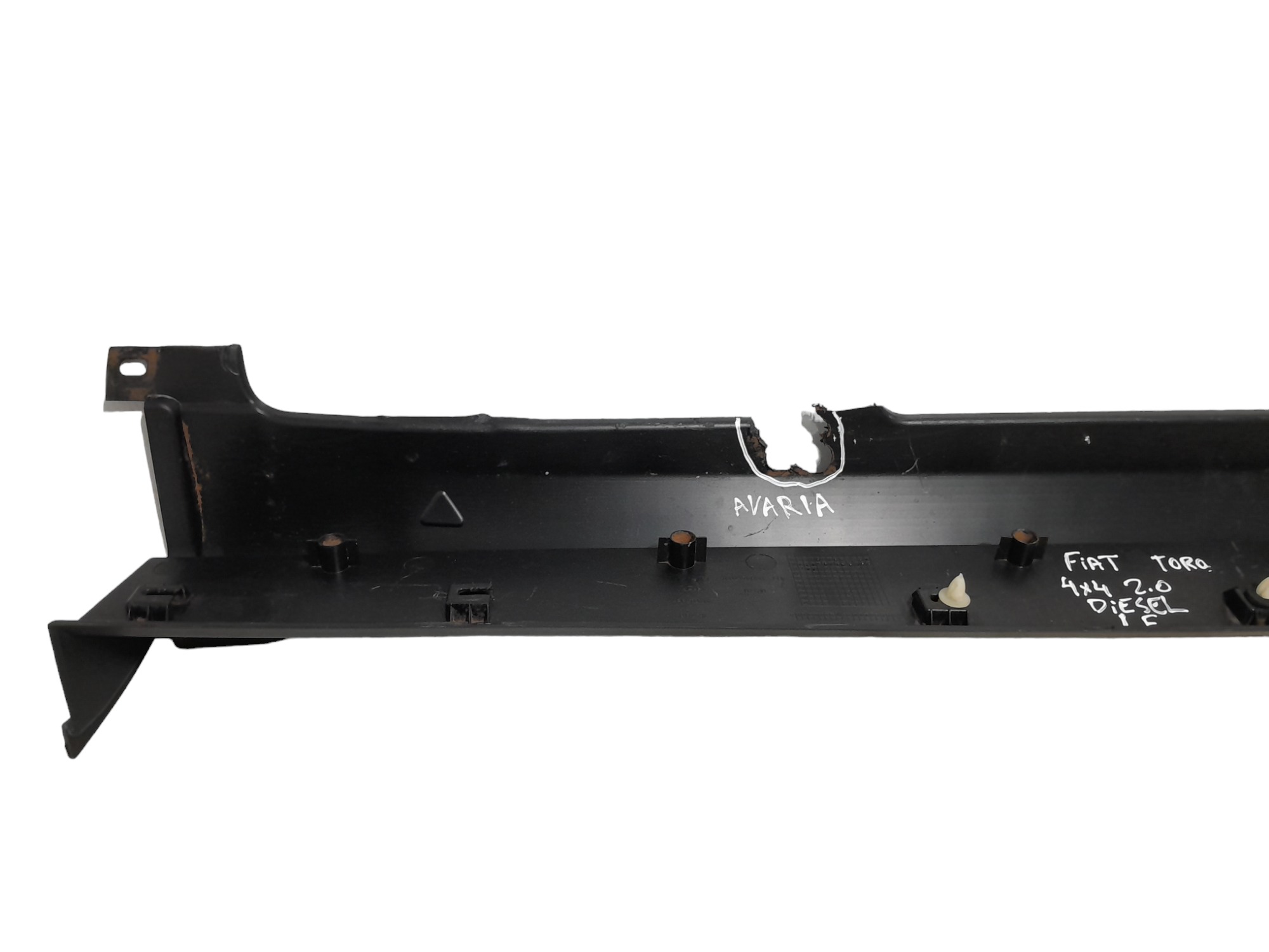 Spolier Soleira Lateral Esquerda Fiat Toro 4×4 2016 A 2021 5