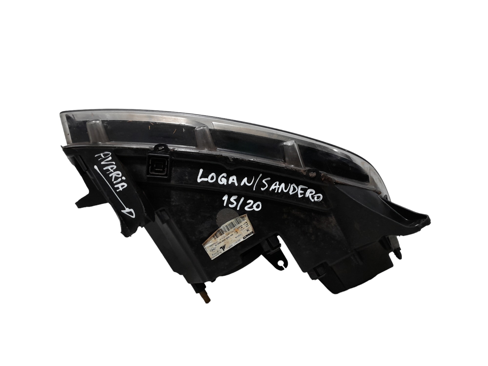 Farol Esquerdo Sandero Logan 2015 A 2020 Com Avaria  Esquerdo 3