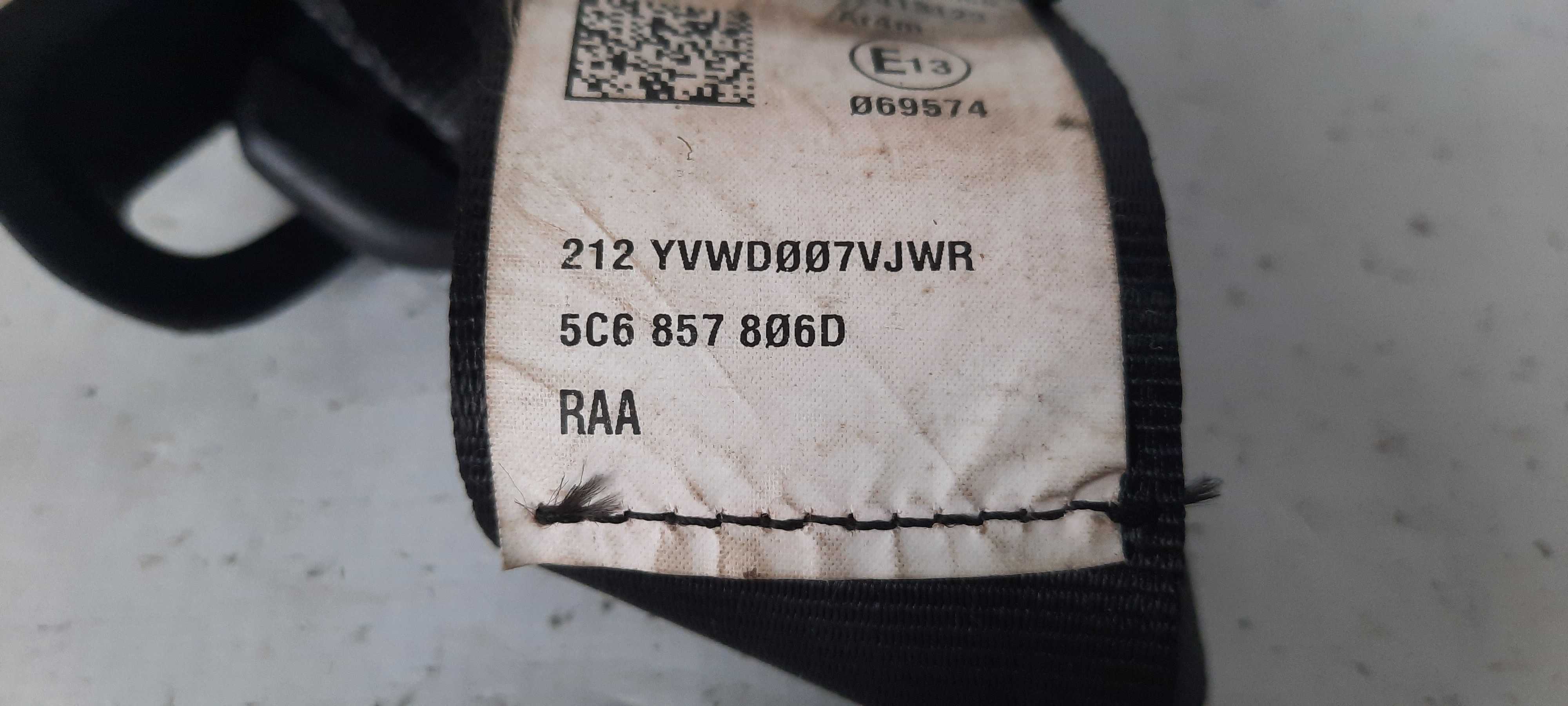 Cinto Segurança Traseiro Direito Jetta 10/14 5c6857806 Origi 5