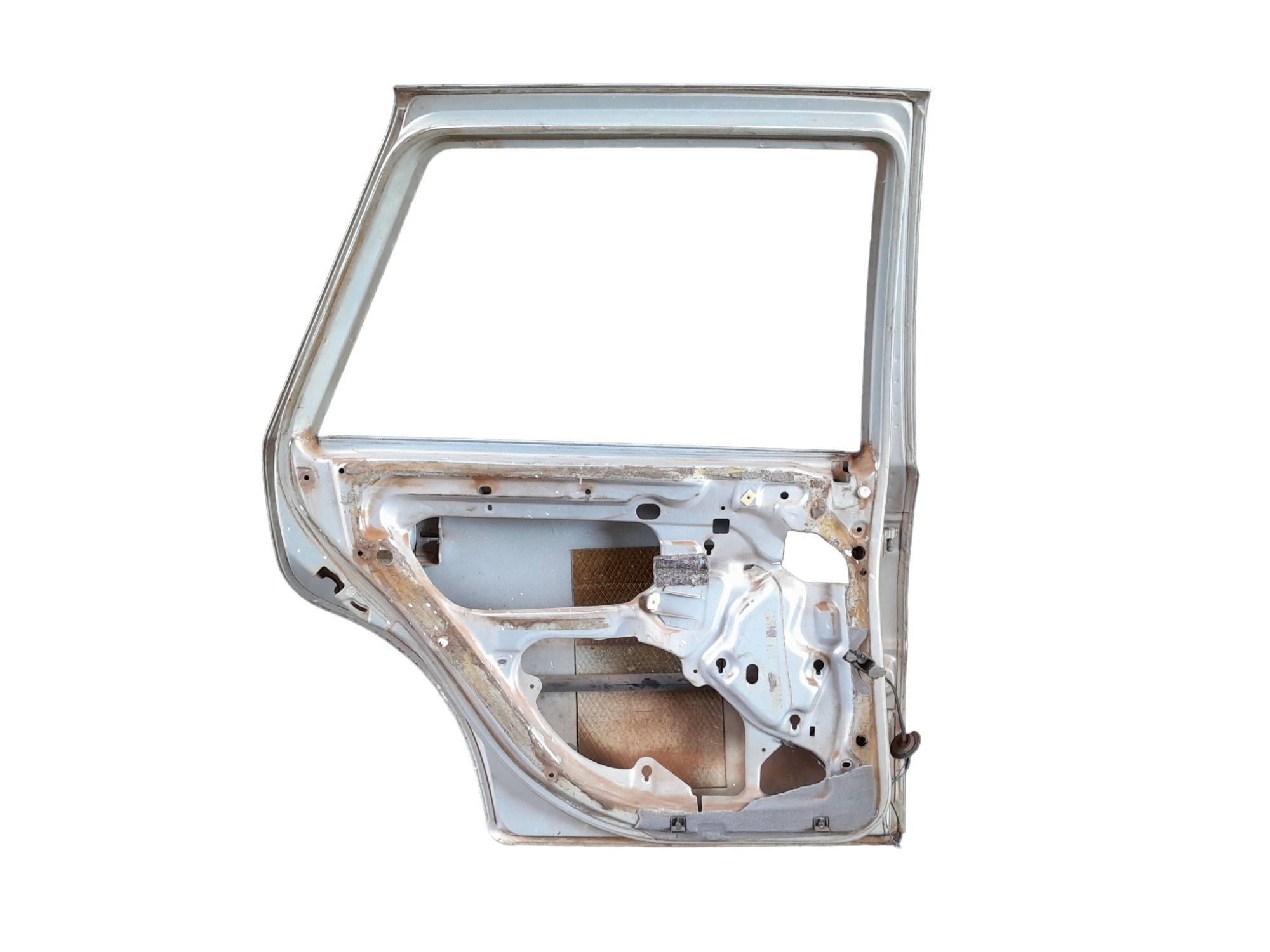 Porta Traseira Esquerda Volkswagen Gol Parati G2 G3 Original Traseira Esquerdo Prata 3