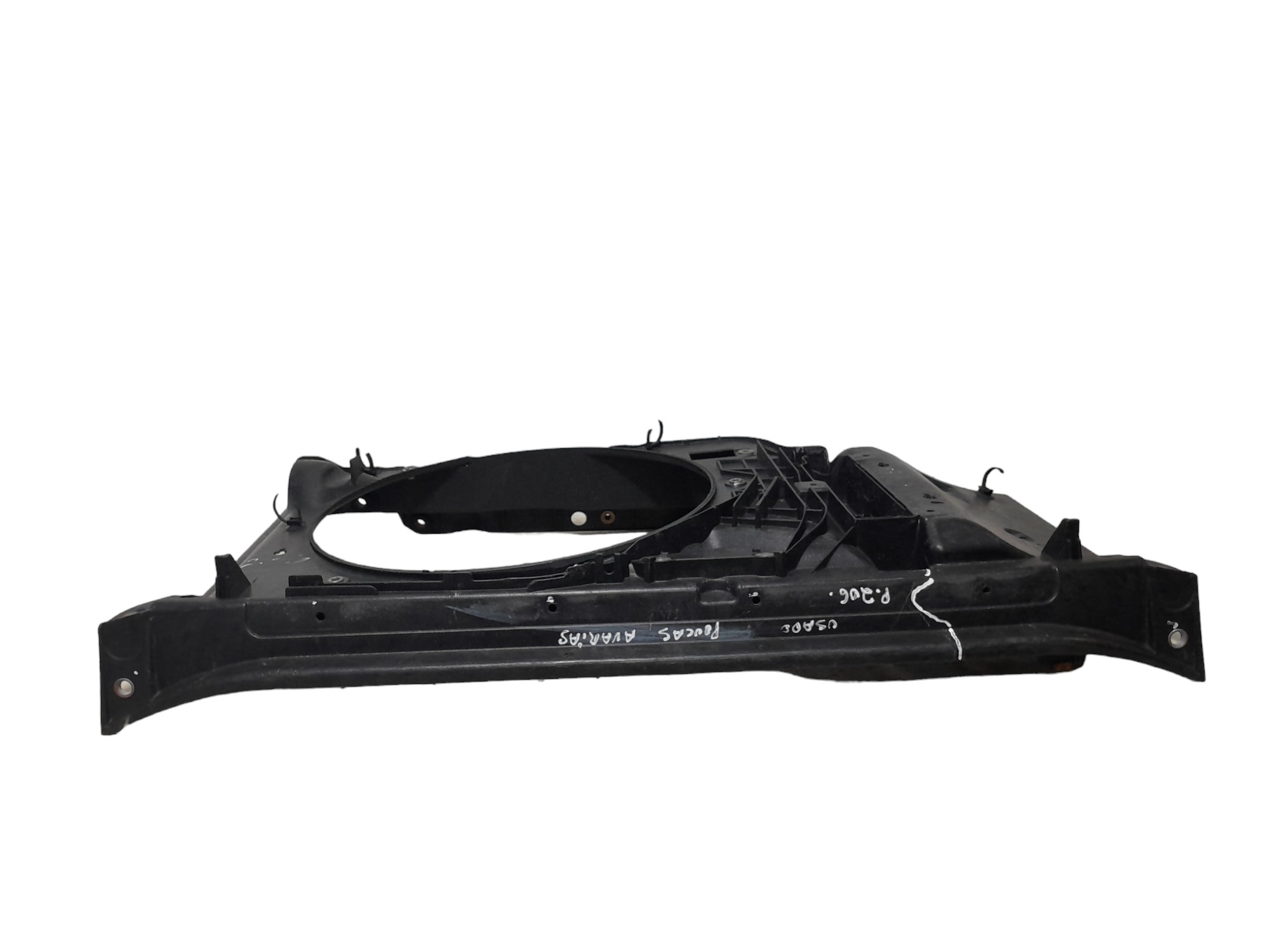 Defletor Ventoinha Radiador Peugeot 206 Original Com Avaria 5