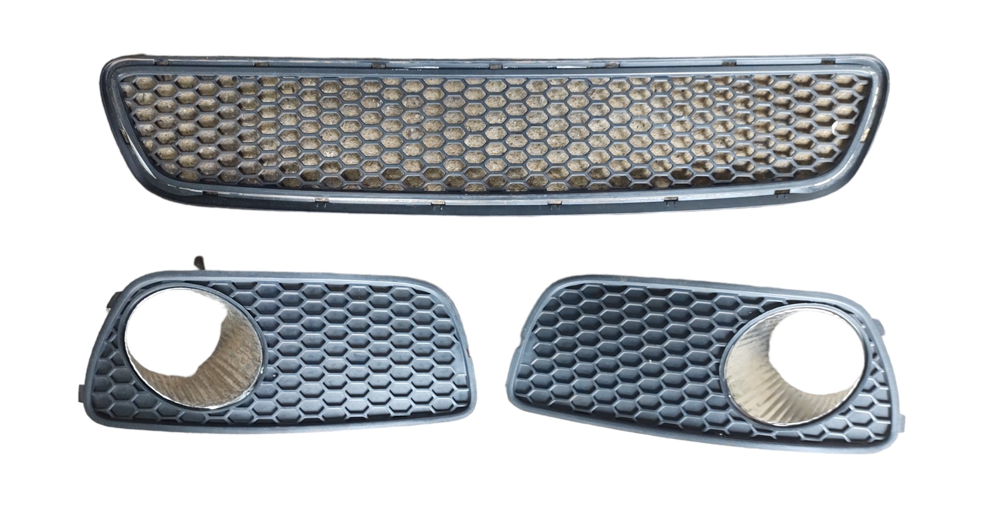 Grade Inferior Parachoque C Milha Palio 04/8 Celebration  Preto Plástico 1