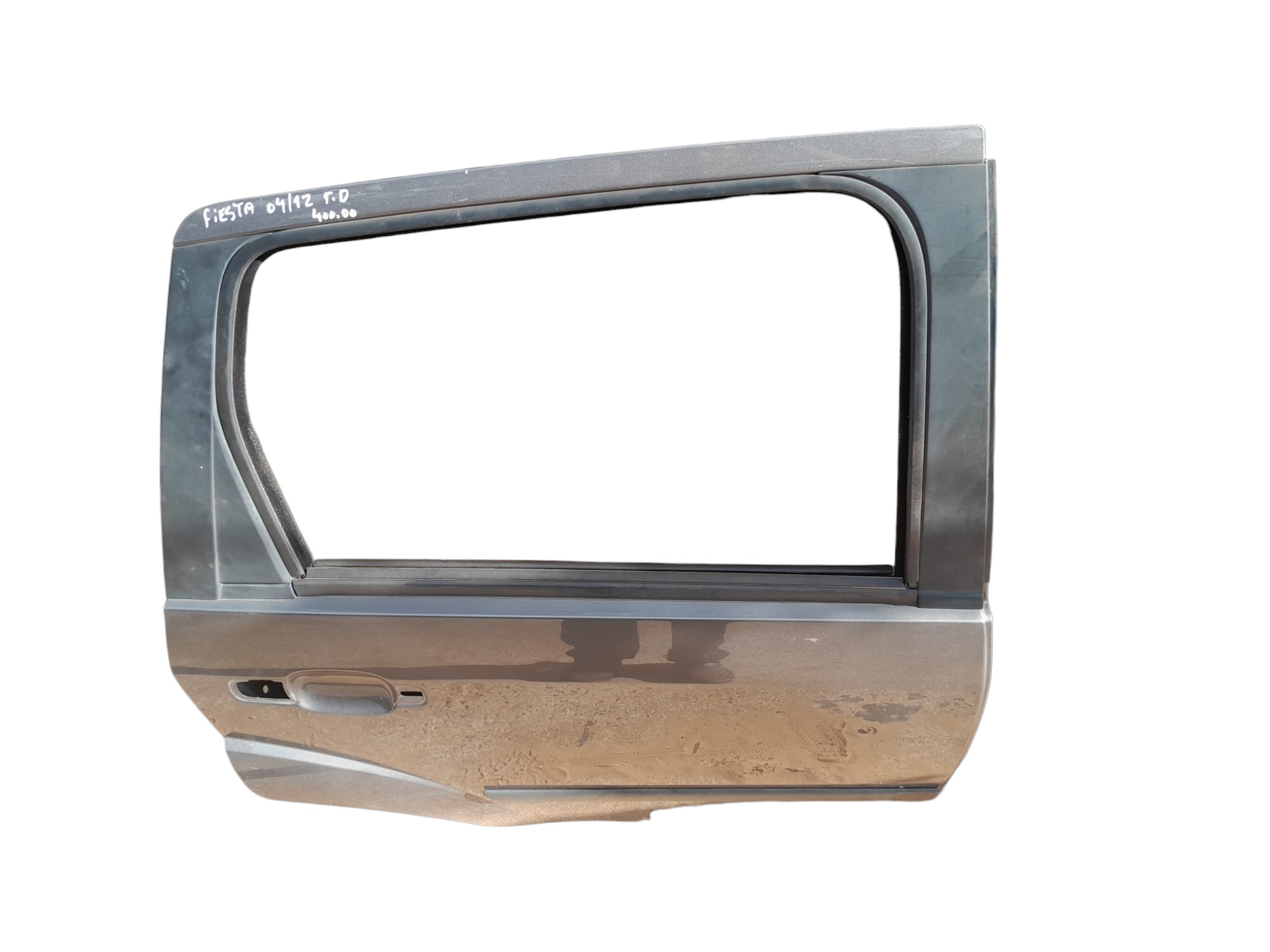 Porta Traseiro Direito Ford Fiesta 2004 A 2012  Traseira Direito Cinza 2