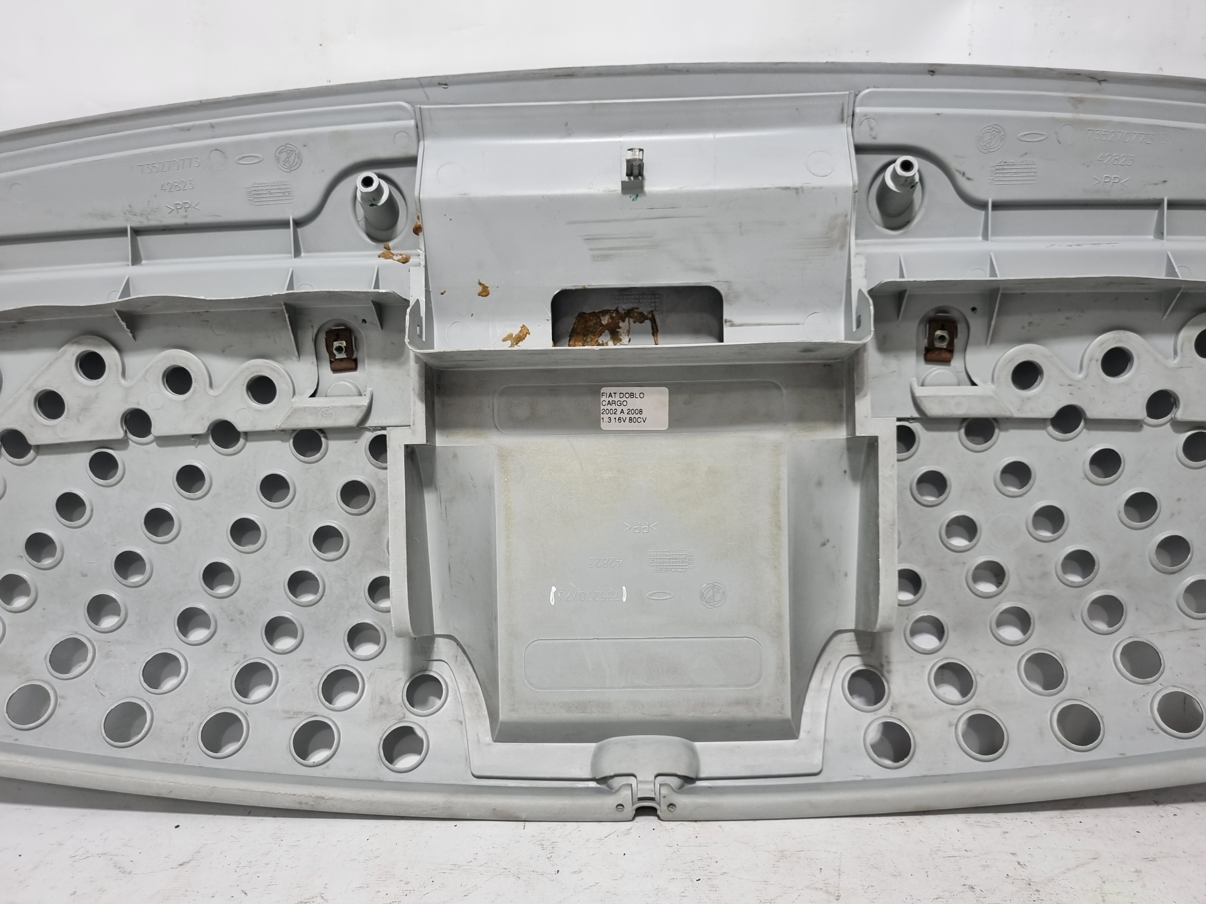 Console Teto Porta Objeto Fiat Doblo Cargo 2002 Á 2008 8