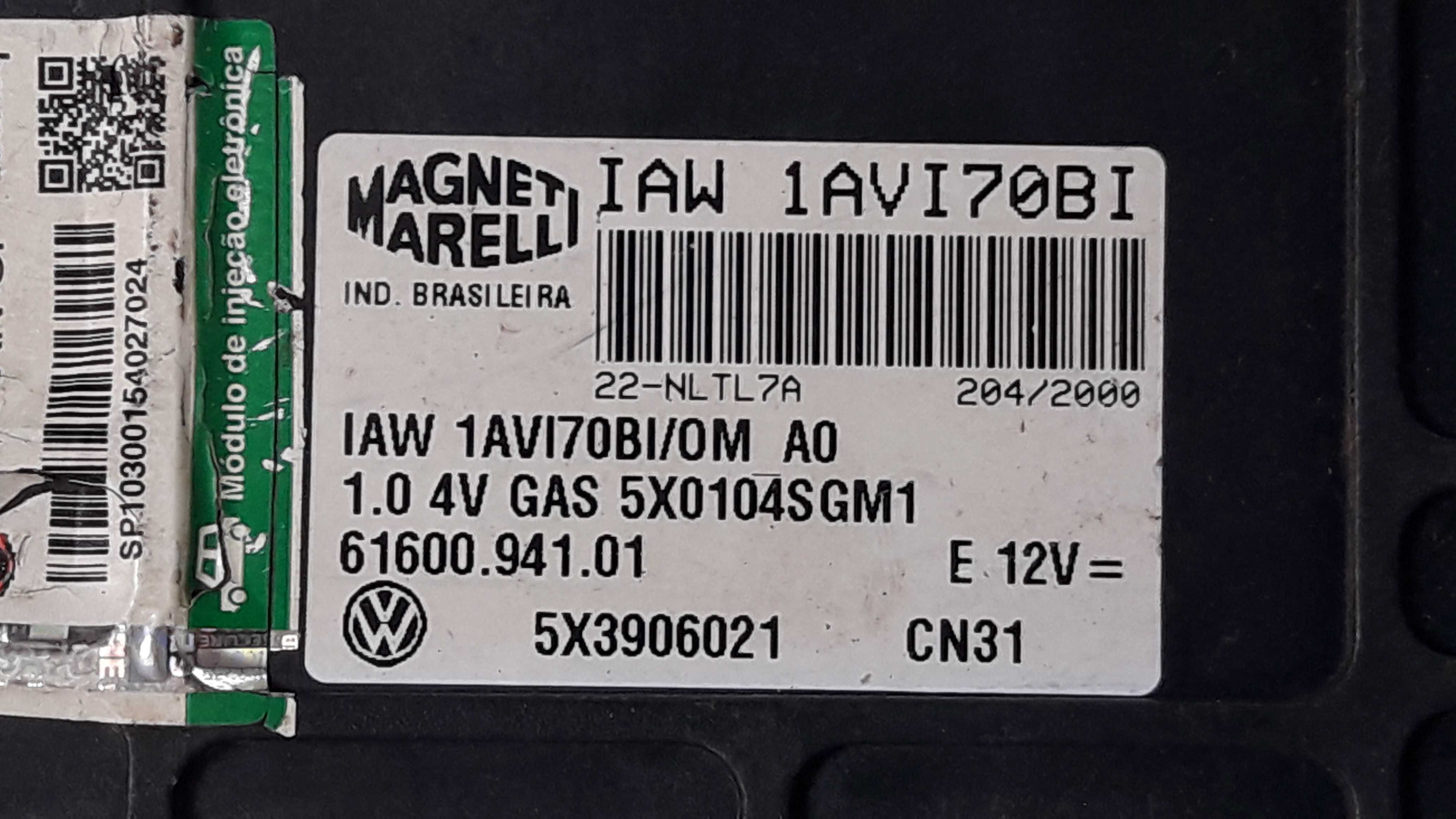 Módulo Injeção Gol/parati 96/02 Gasolina 5x0104sgm1 Original 7