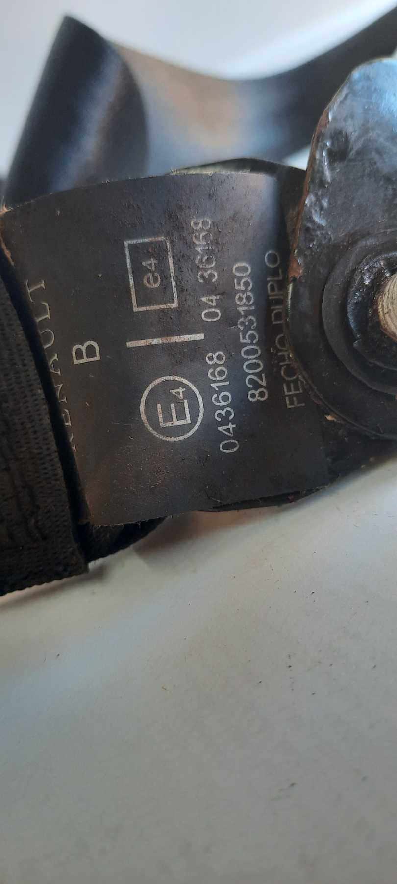 Cinto Segurança Traseiro Meio Sandero 07/13 8200531850 Origi 5