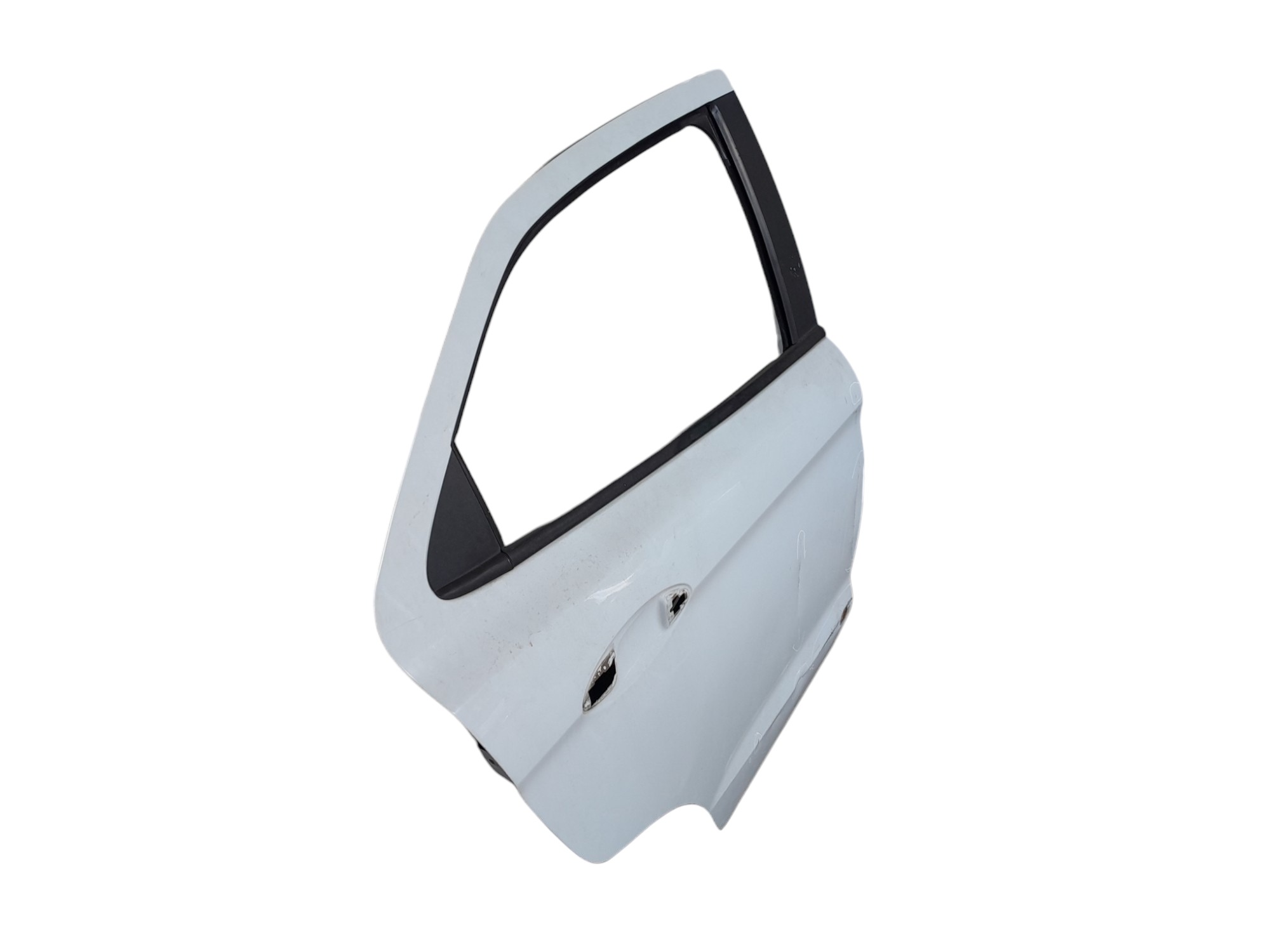 Porta Traseira Direita Ford Ka 2014 A 2021 Pra Recuperar Traseira Direito Branca 2