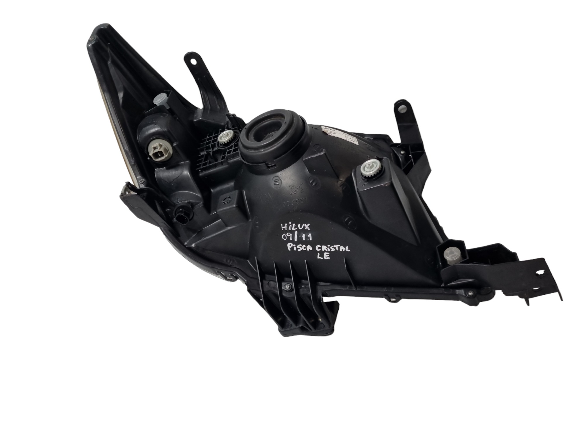 Farol Lado Esquerdo Hilux 2009 Á 2011 Pisca Cristal Original Esquerdo 6