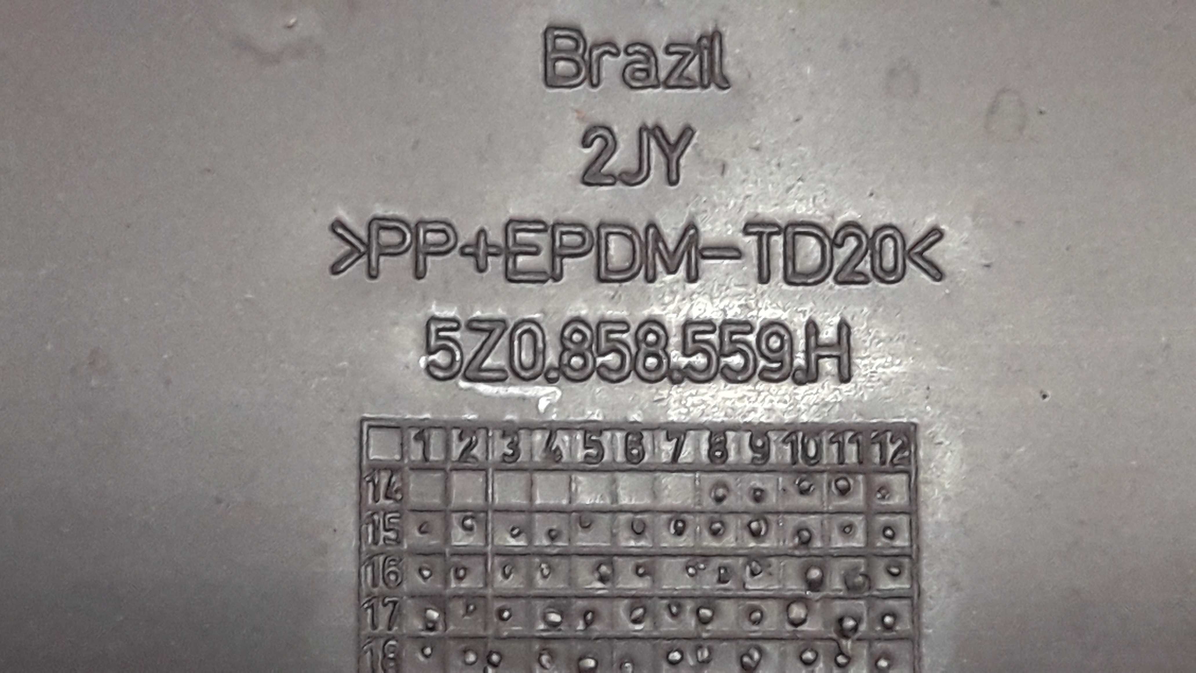 Moldura Inferior Coluna Direção Fox 16 A 22 5z0858559h 3