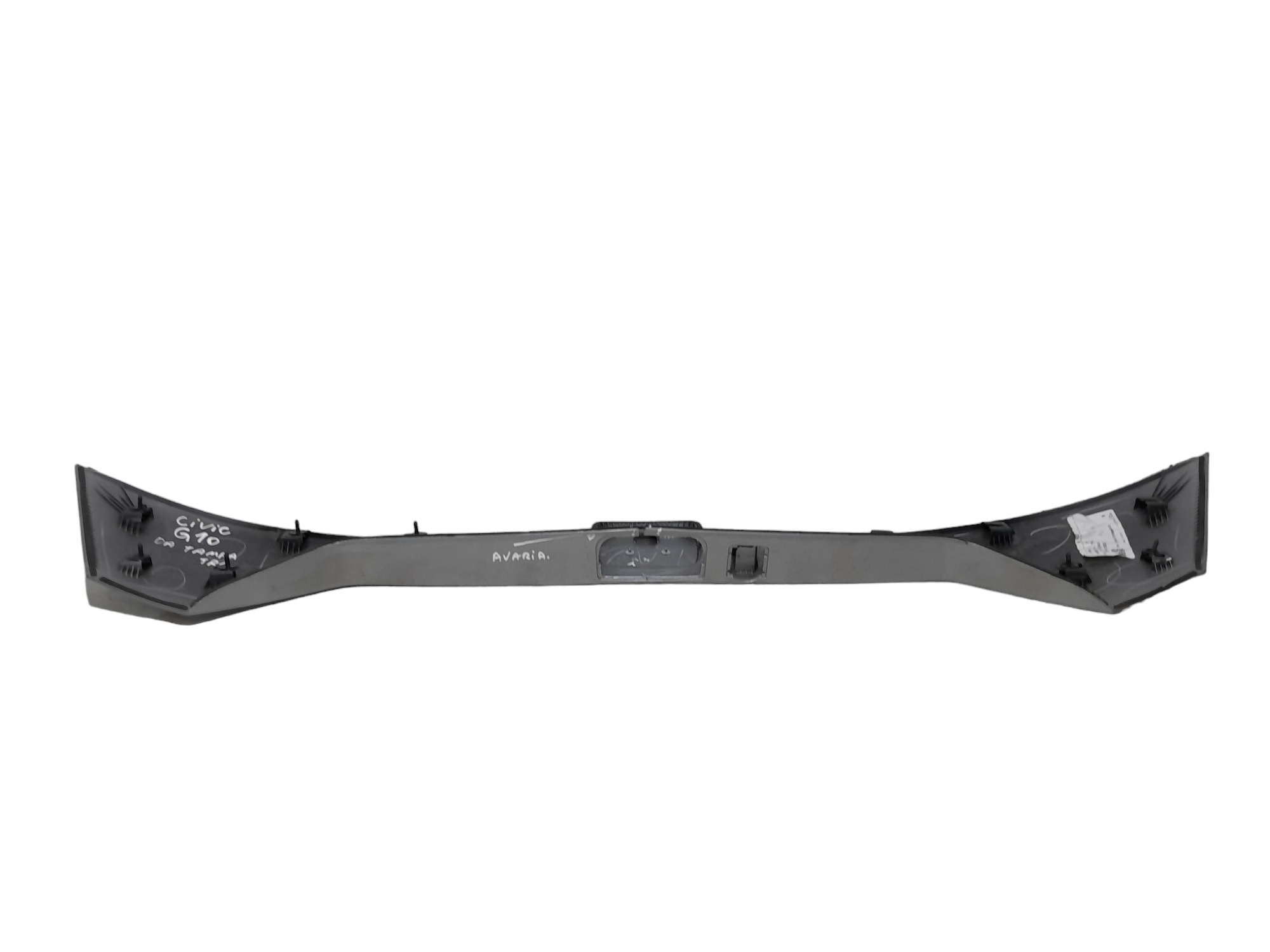 Emblema Traseiro Honda Civic G10 2018 A 2022 Com Detalhes Cinza 3