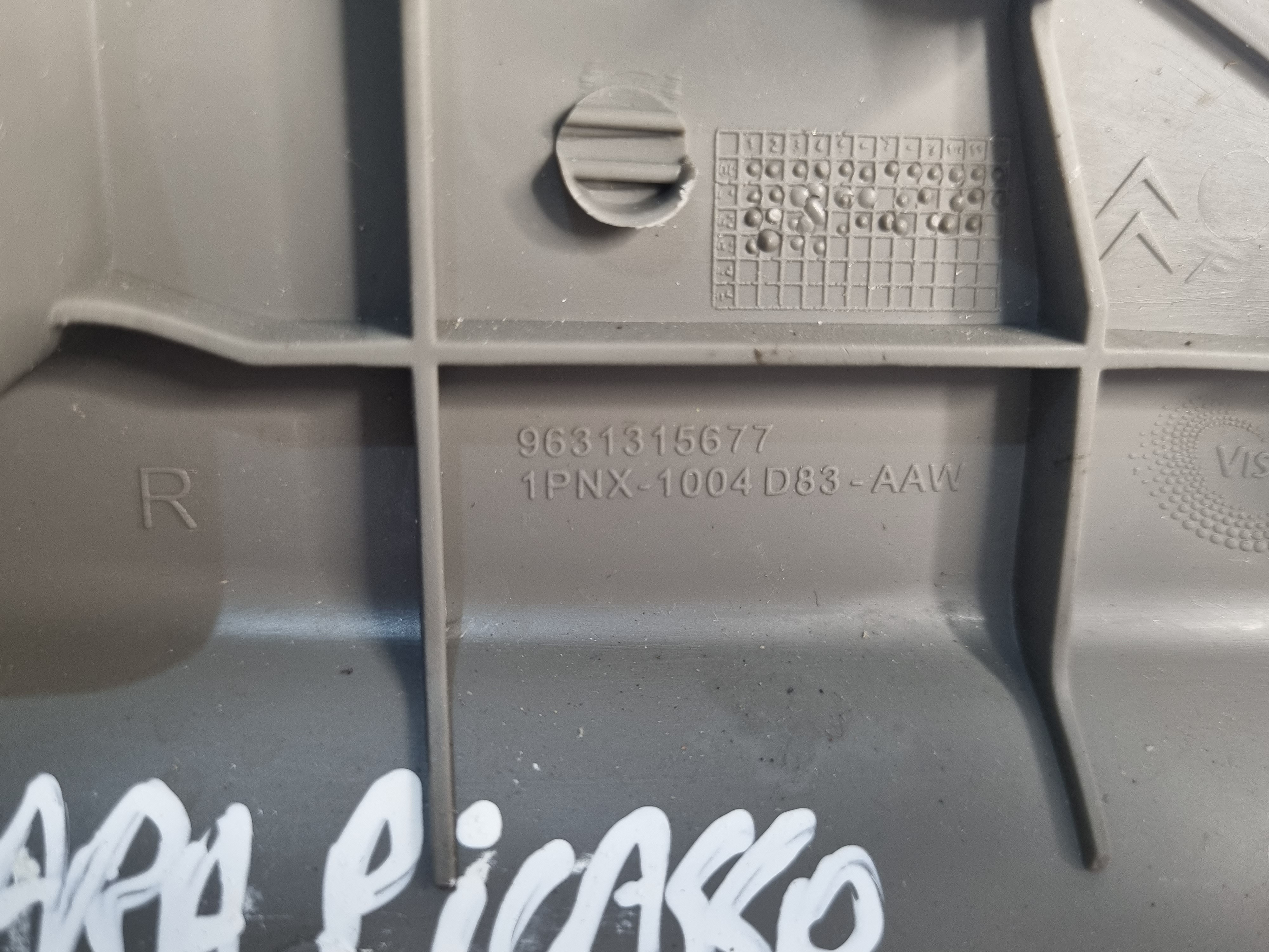Moldura Interna Painel Direita Citroen Picasso 06 9631315677 3
