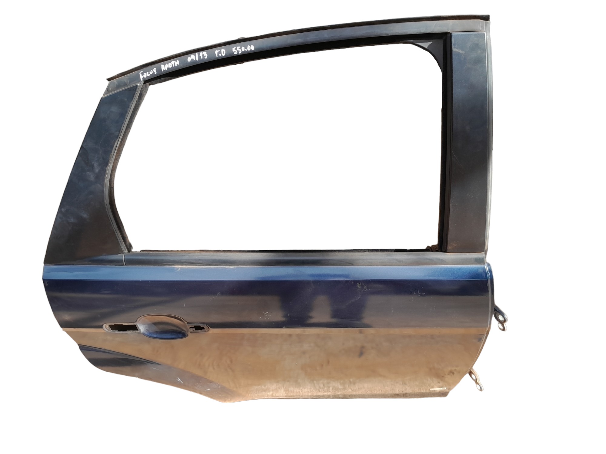 Porta Traseira Direita Ford Focus 2009 A 2013  Traseira Direito Azul 2