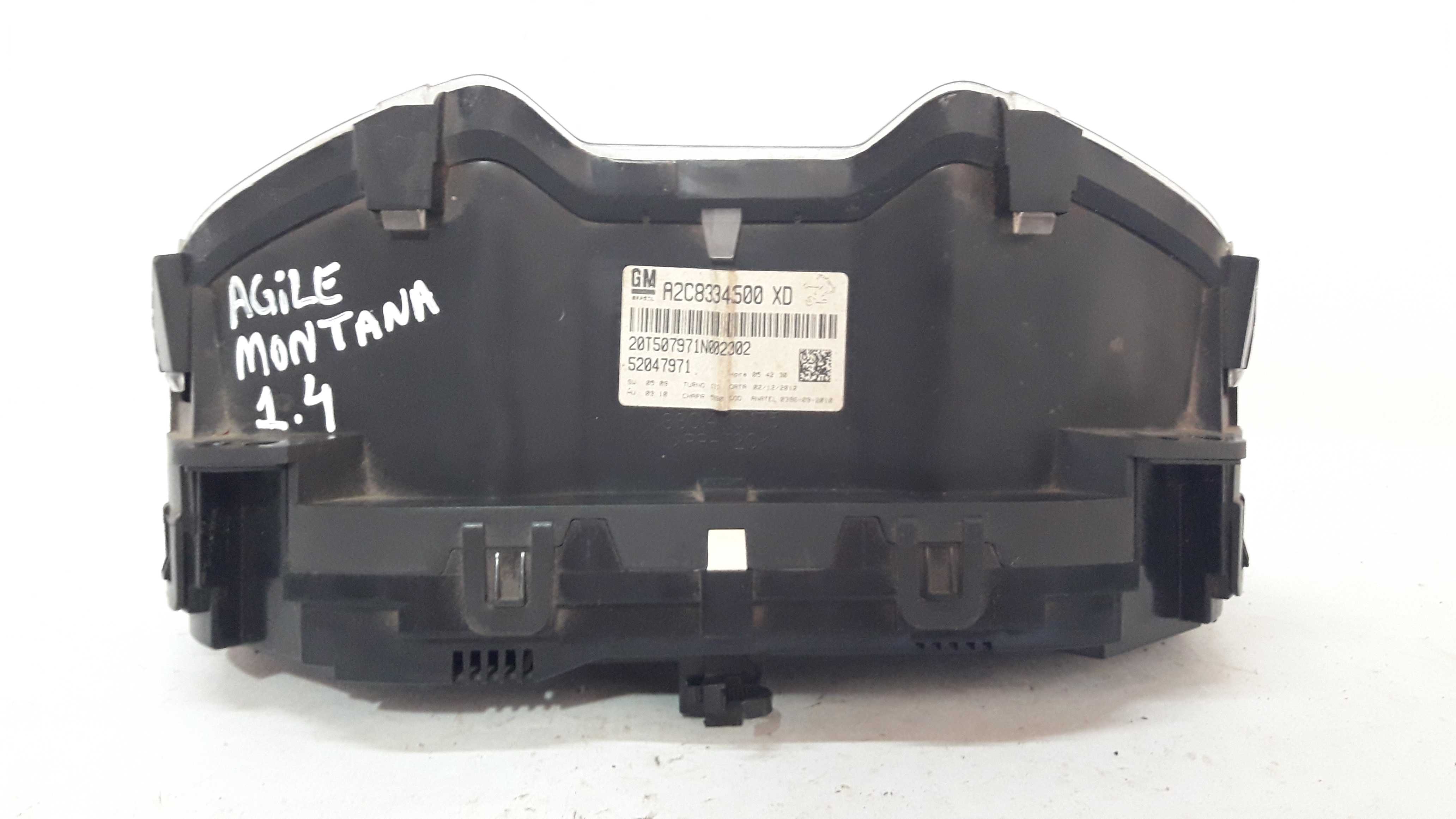 Painel Velocímetro Conta Giros Agile Montana 1.4 11 A 13 Preto 5
