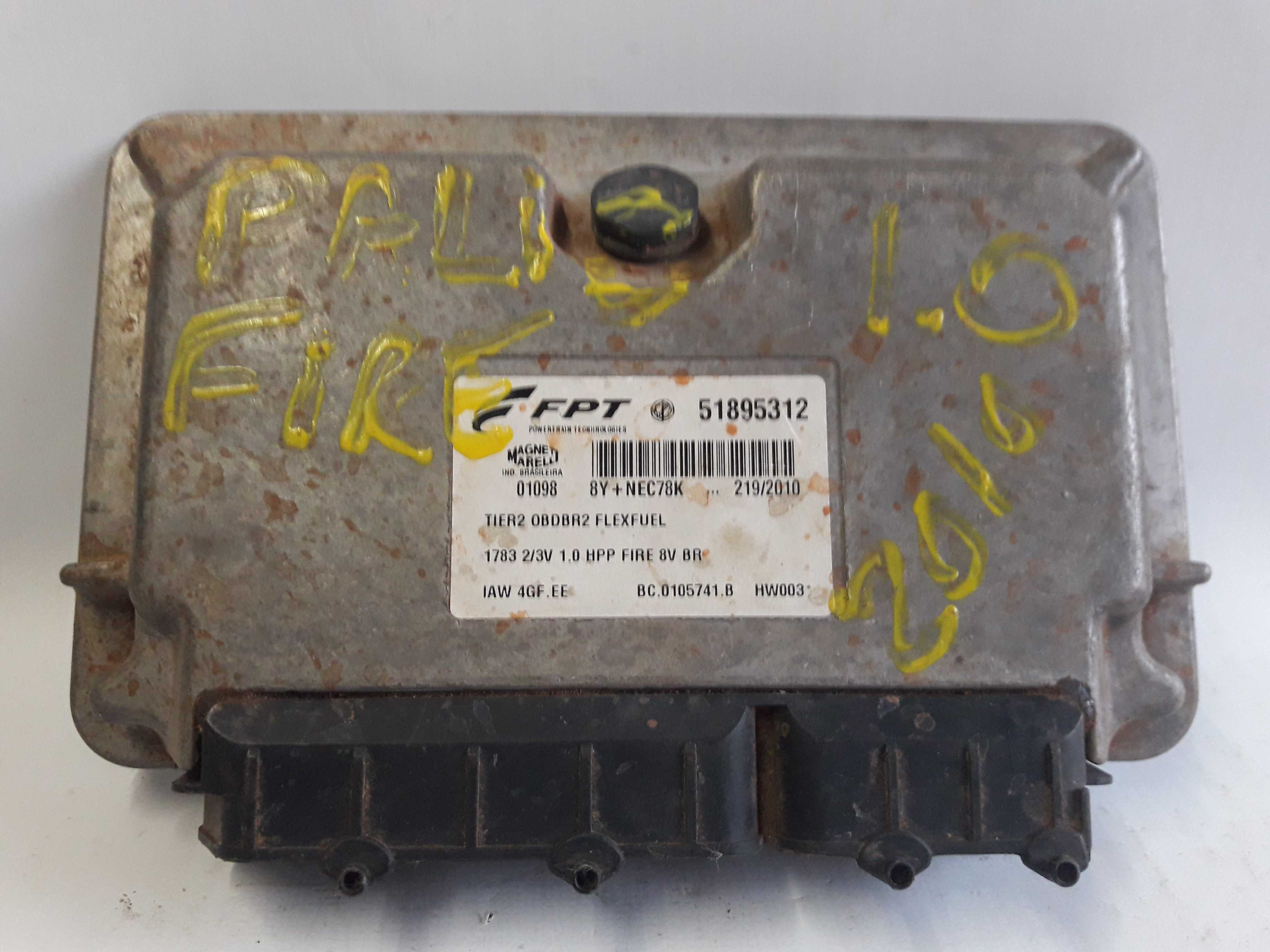 Módulo Injeção Palio Fire 1.0 2016 51895312 74 Pinos Origina 1