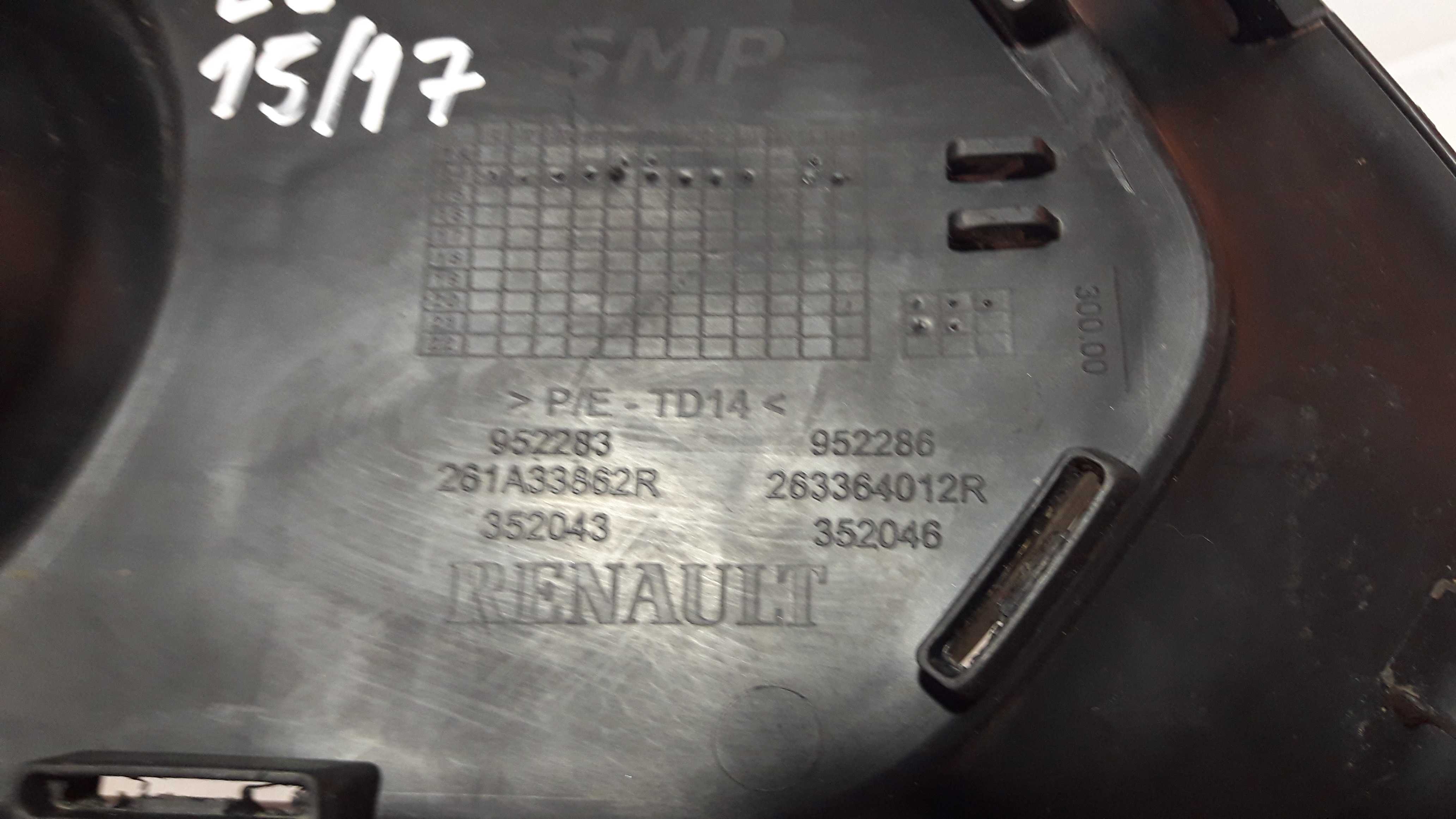 Moldura Farol Milha Esquerdo Sandero/logan 2015/17 Original Preto Esquerdo 7