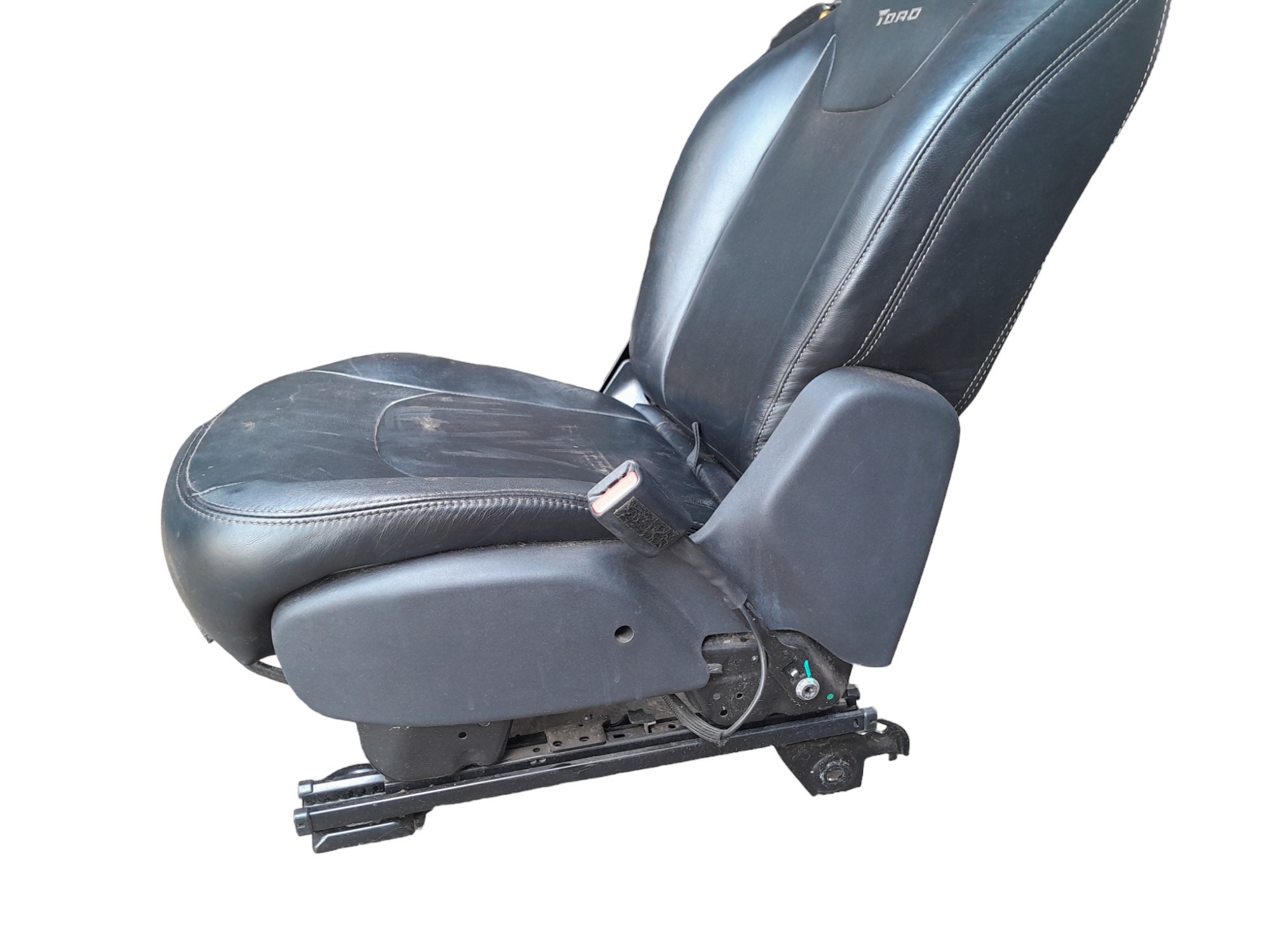 Par Banco Dianteiro Fiat Toro 2016 A 2021 De Couro Preto Preto 4