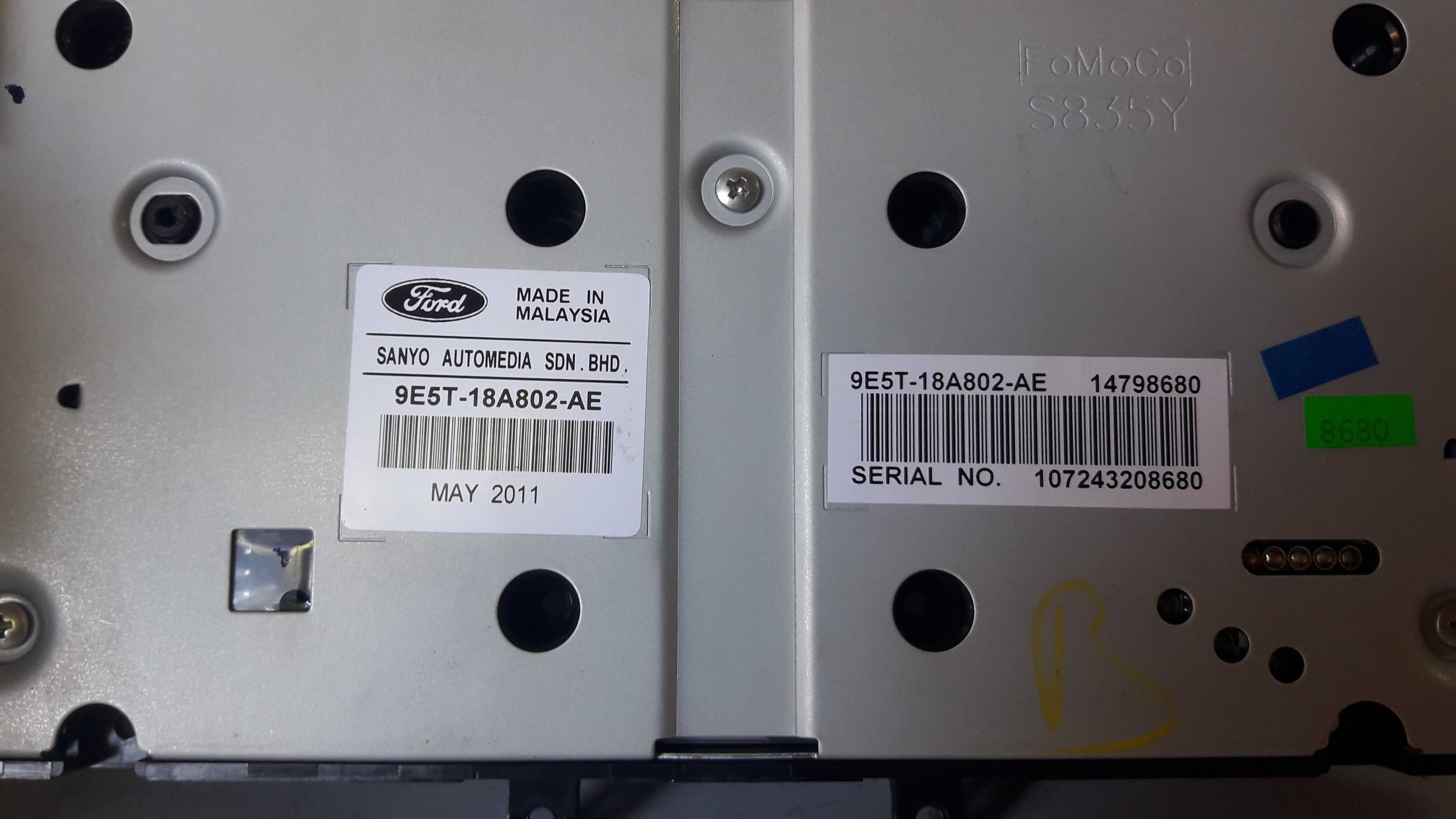 Radio Original Ford Fusion Sle 10 11 12 14596 5