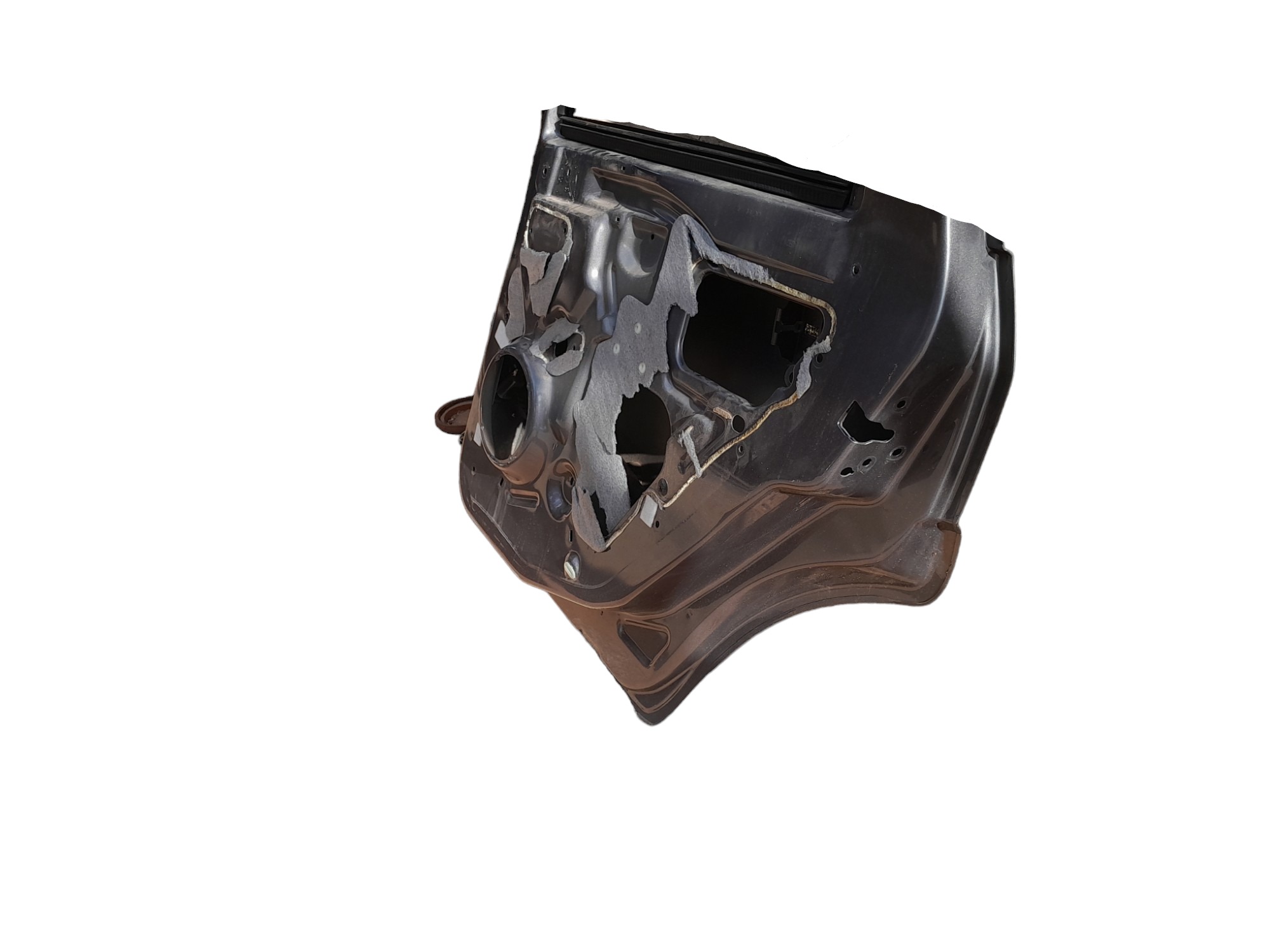 Porta Traseiro Direito Ford Fiesta 2004 A 2012  Traseira Direito Cinza 4