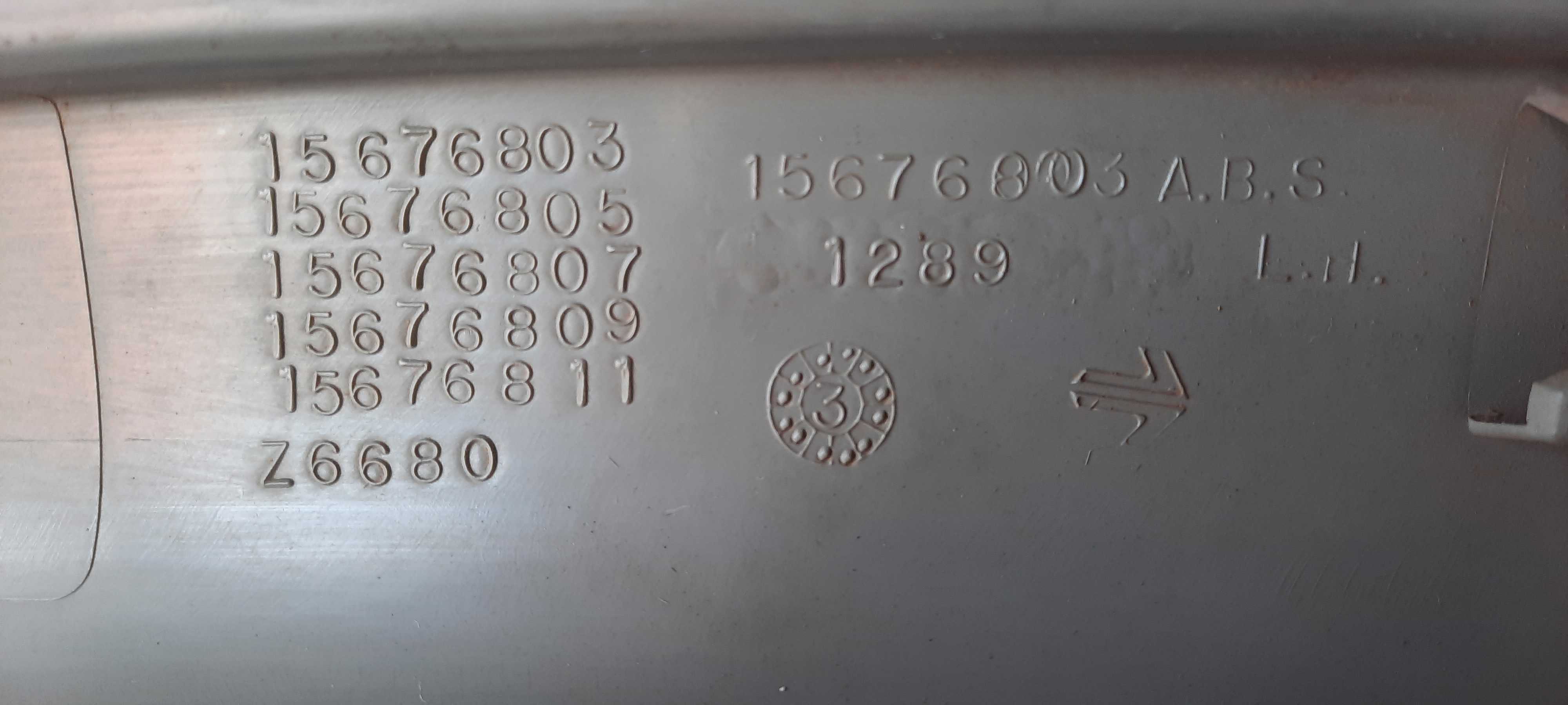 Moldura Porta Traseira Esquerda Blazer Original 3