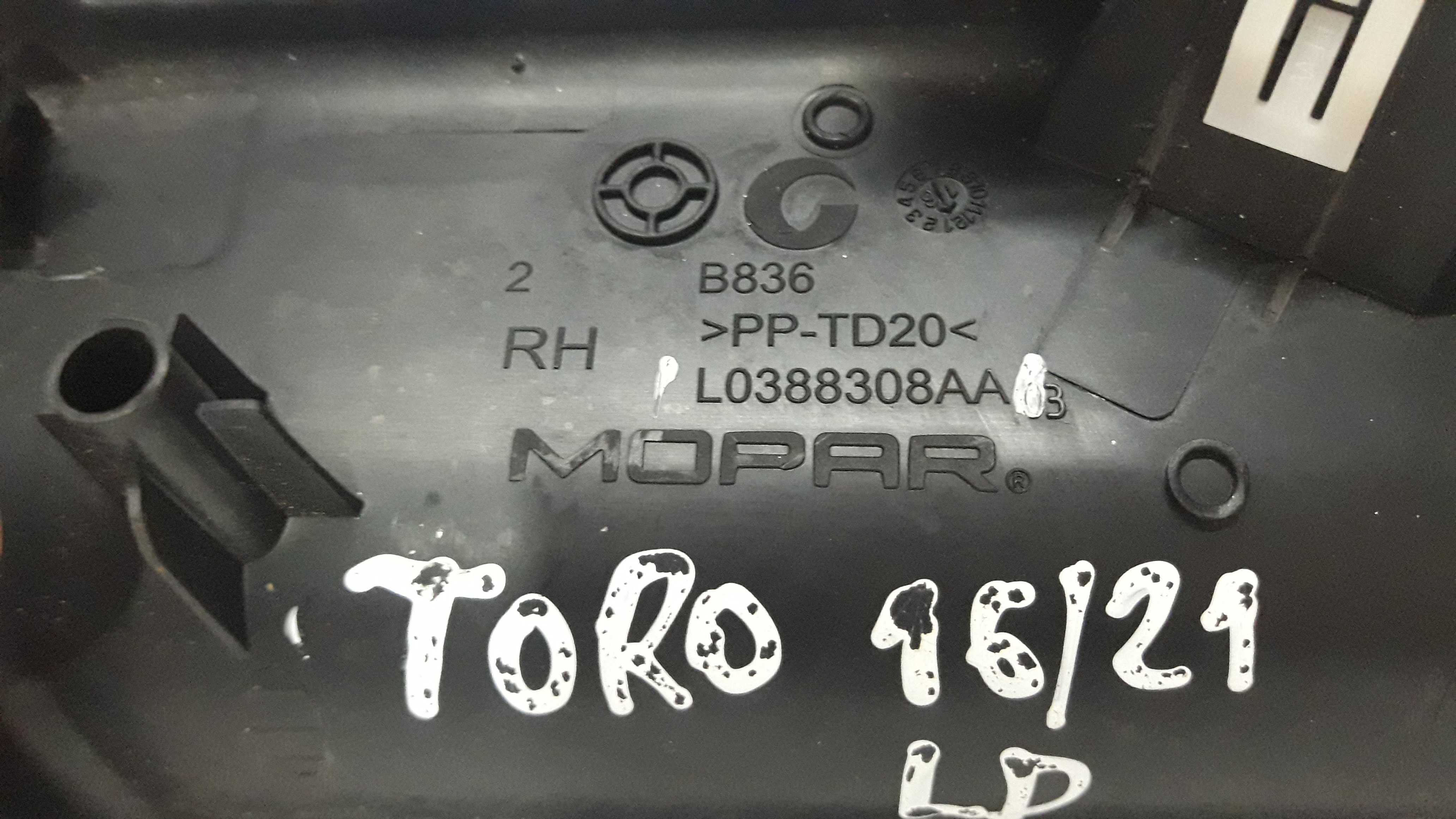 Moldura Trilho Banco Direito Toro 16 A 21 L0388308aa 7