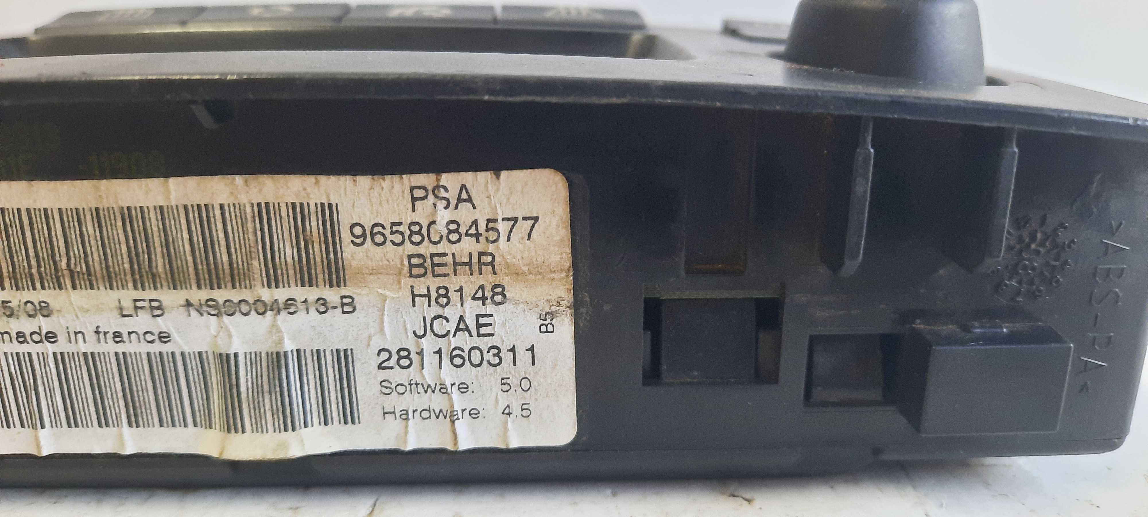 Comando Ar Condicionado Citroën C4 Pallas 2009 9658084577 J 6
