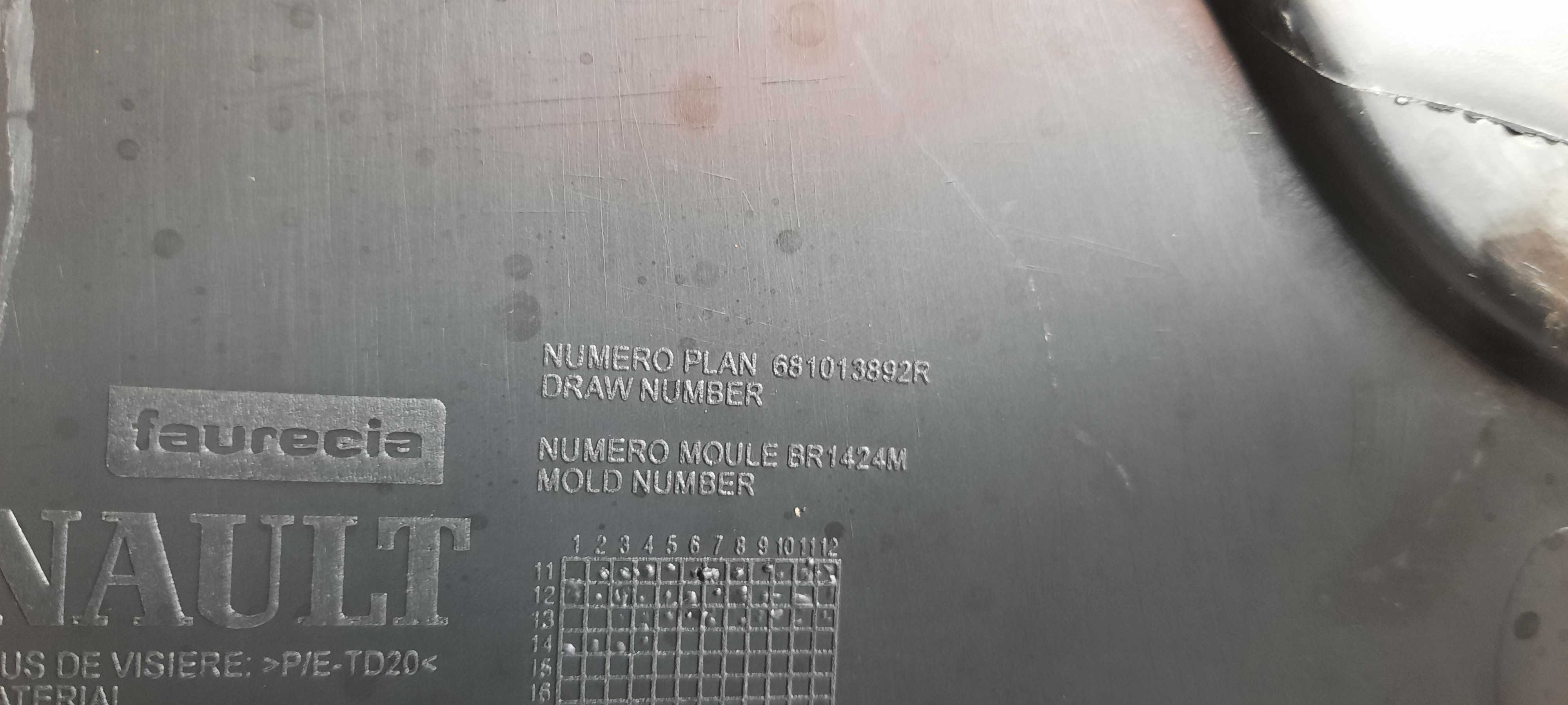 Moldura Painel Instrumentos Renault Sandero 2007/13 Original 5