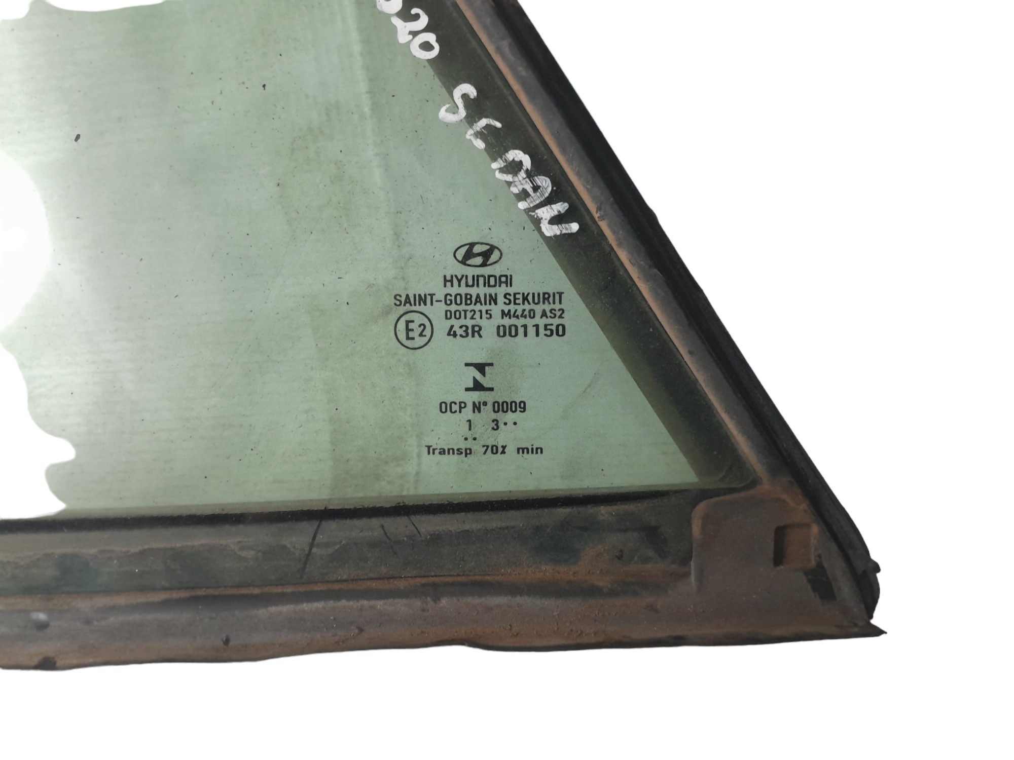 Vidro Fixo Porta Traseira Direita Hyundai Hb20 Sedan Origina 2
