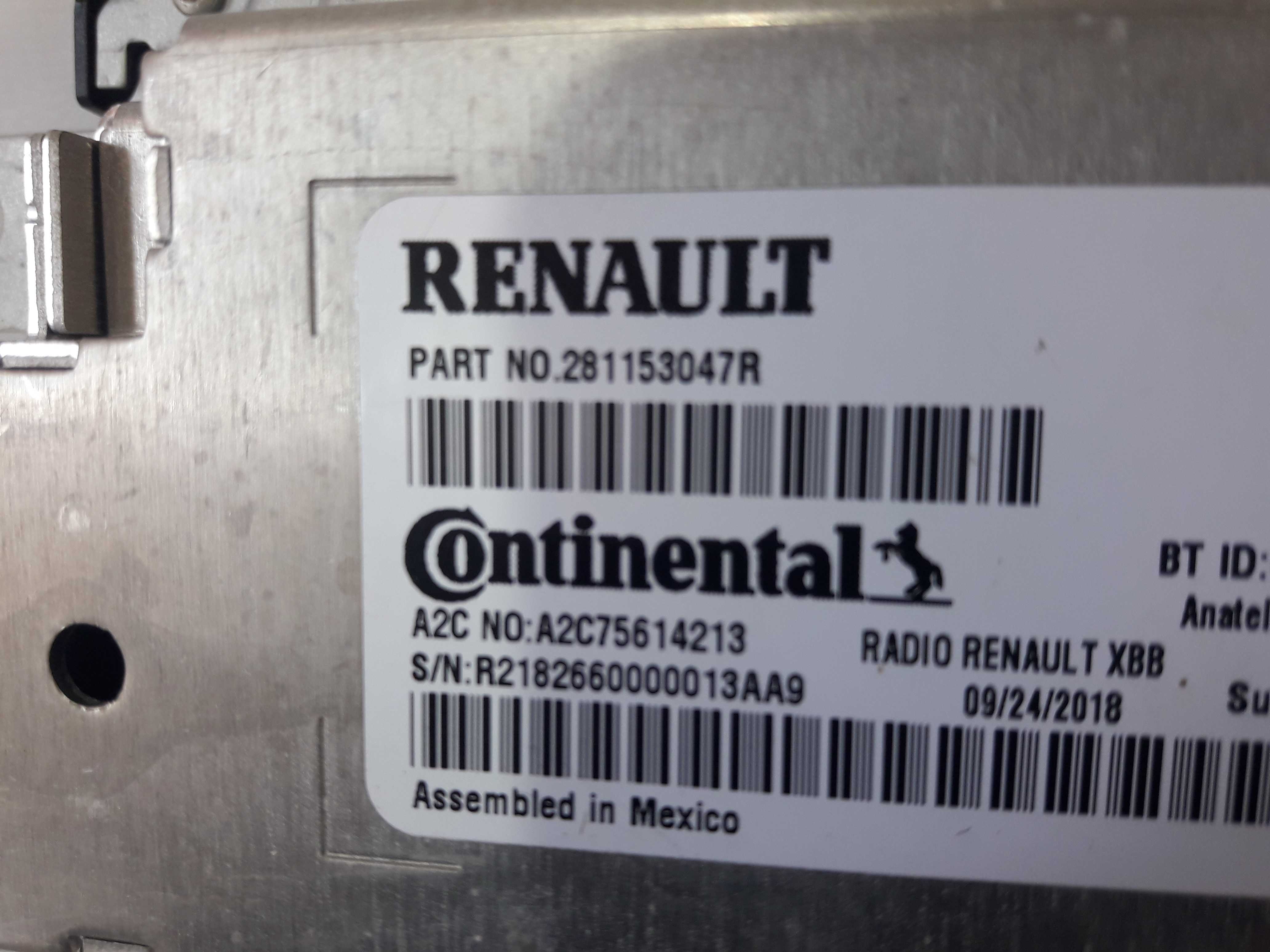 Rádio Bluetooth Renault Kwid 2018  281153047r 4