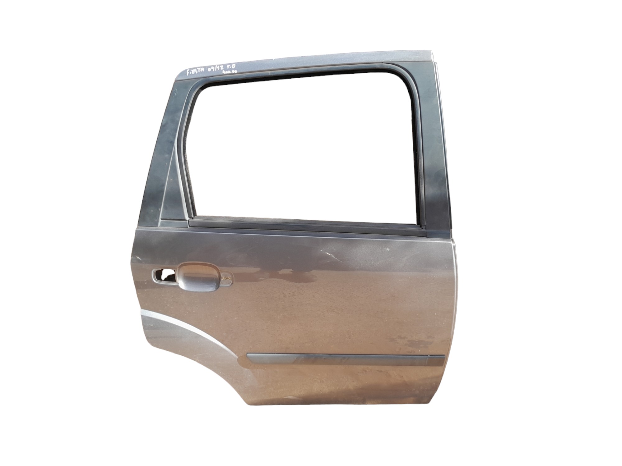 Porta Traseiro Direito Ford Fiesta 2004 A 2012  Traseira Direito Cinza